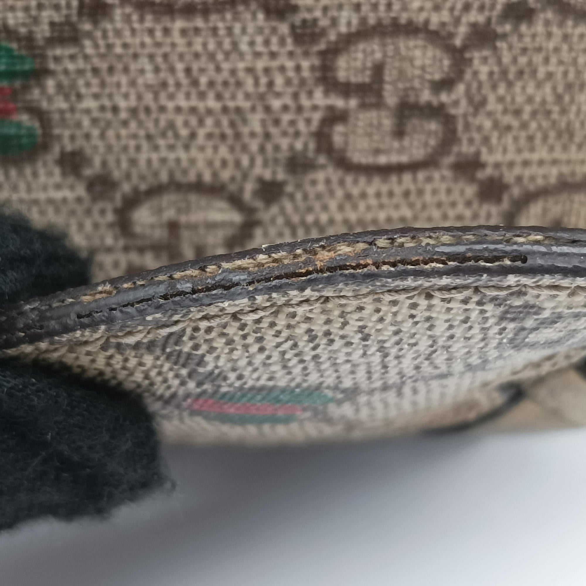 Vintage Gucci GG plus Joy heart print beige×Multicolour PVC coated canvas×Leather 193603 handbag | stylenewstar