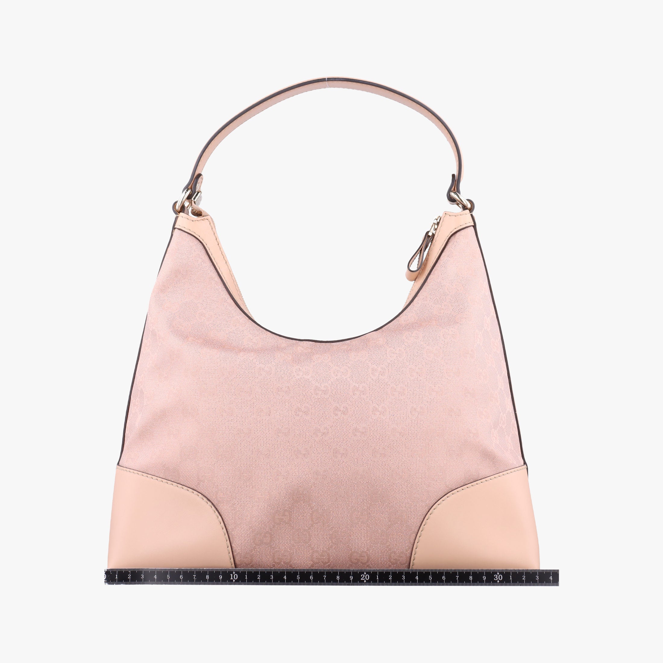 Vintage Gucci Lovely Hobo Pink×beige canvas×Leather 257070 shoulderbag | stylenewstar