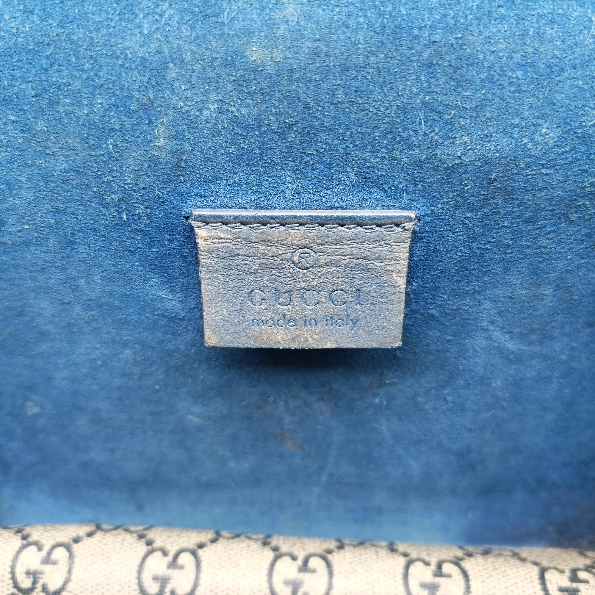 Secondhand Gucci Dionysus Beige×blue×Multicolour PVC coated canvas × suede 421970 shoulderbag | stylenewstar