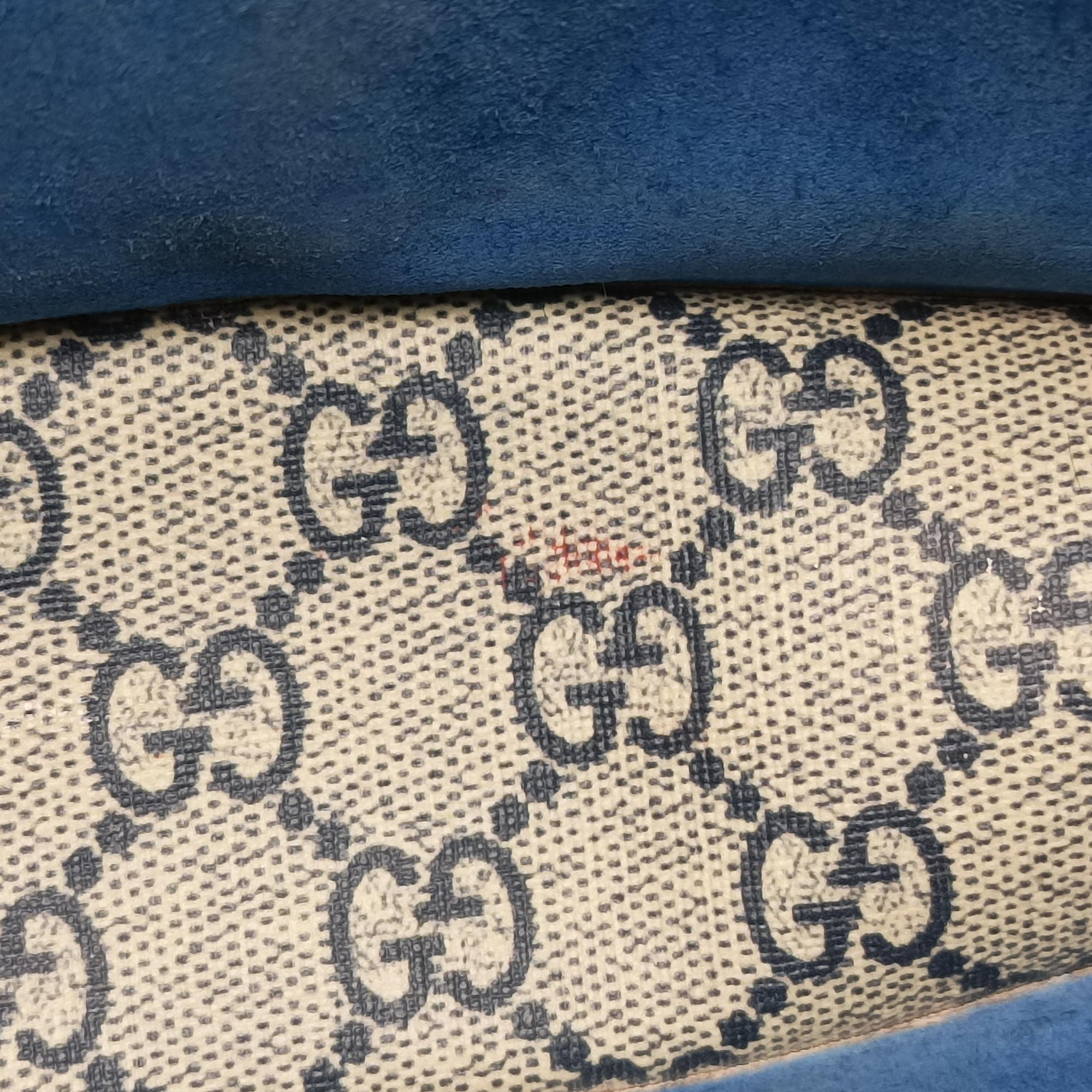 Secondhand Gucci Dionysus Beige×blue×Multicolour PVC coated canvas × suede 421970 shoulderbag | stylenewstar
