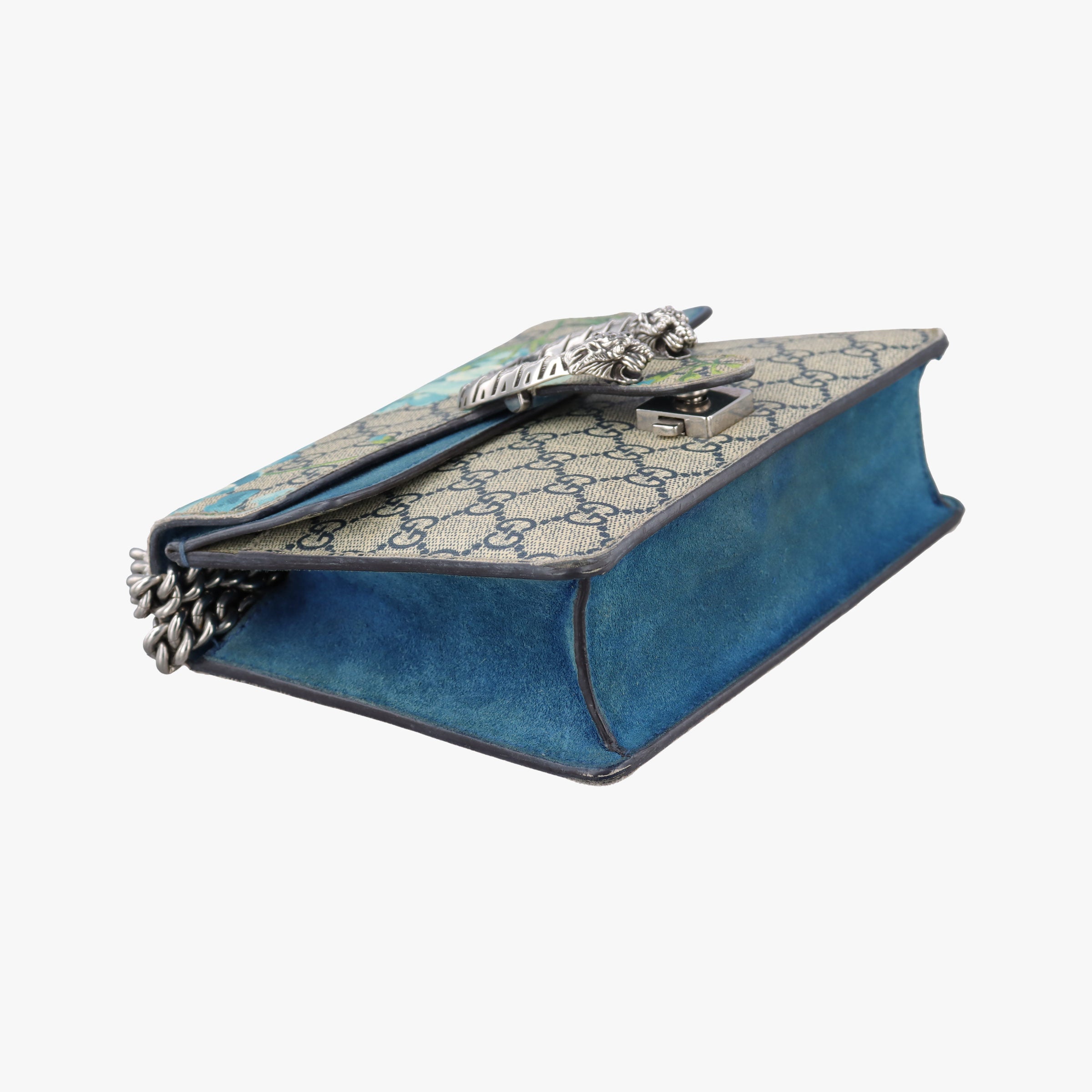Secondhand Gucci Dionysus Beige×blue×Multicolour PVC coated canvas × suede 421970 shoulderbag | stylenewstar