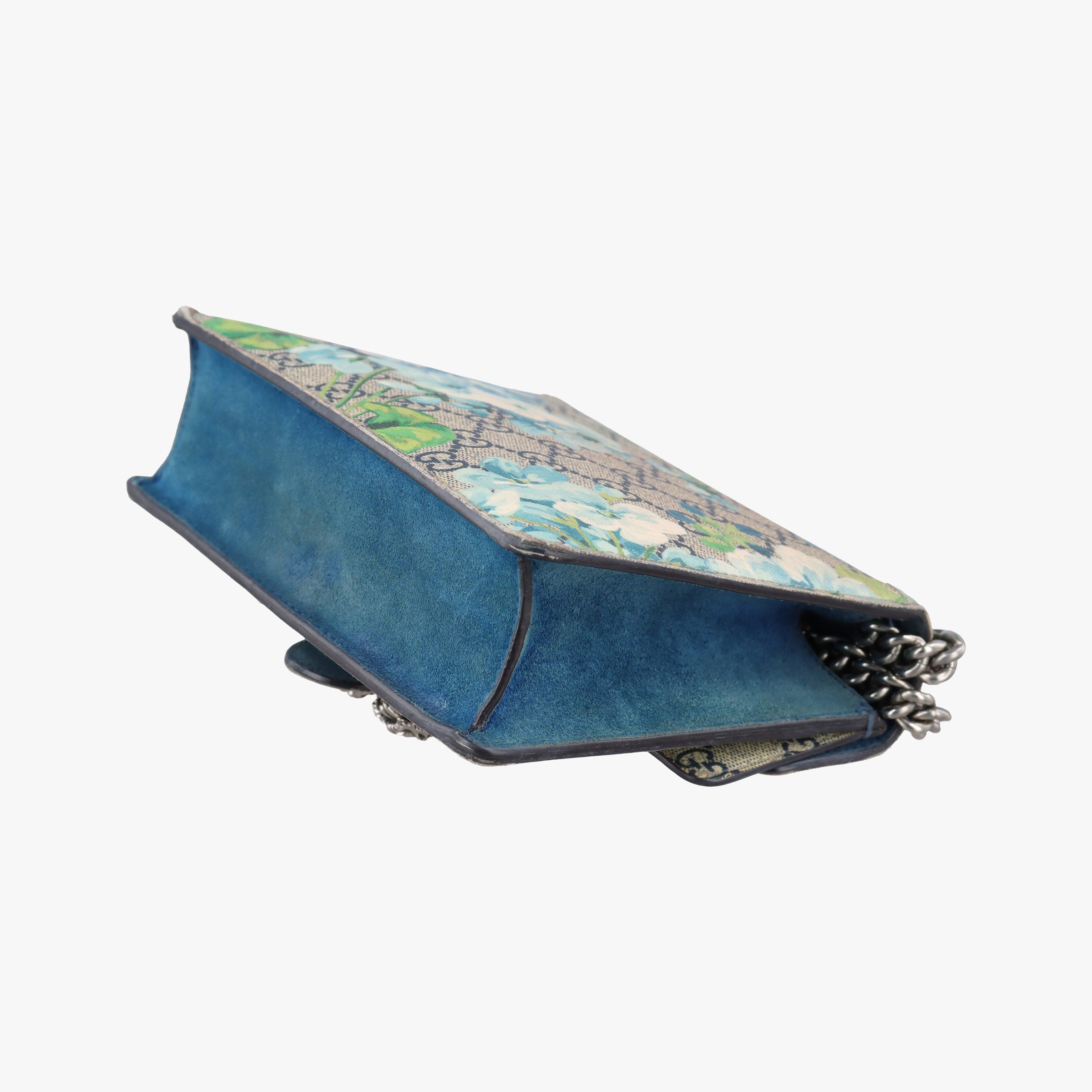 Secondhand Gucci Dionysus Beige×blue×Multicolour PVC coated canvas × suede 421970 shoulderbag | stylenewstar
