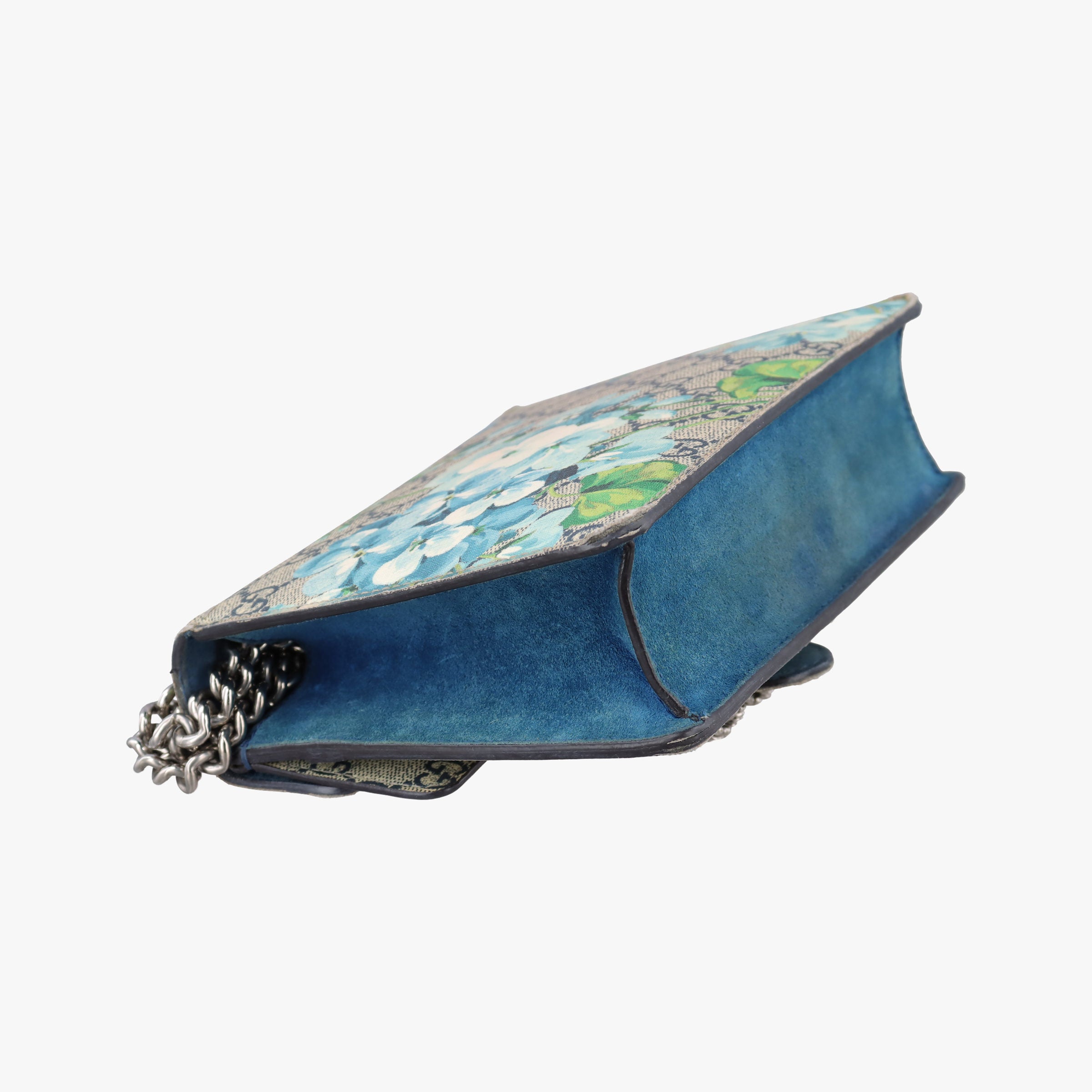 Secondhand Gucci Dionysus Beige×blue×Multicolour PVC coated canvas × suede 421970 shoulderbag | stylenewstar