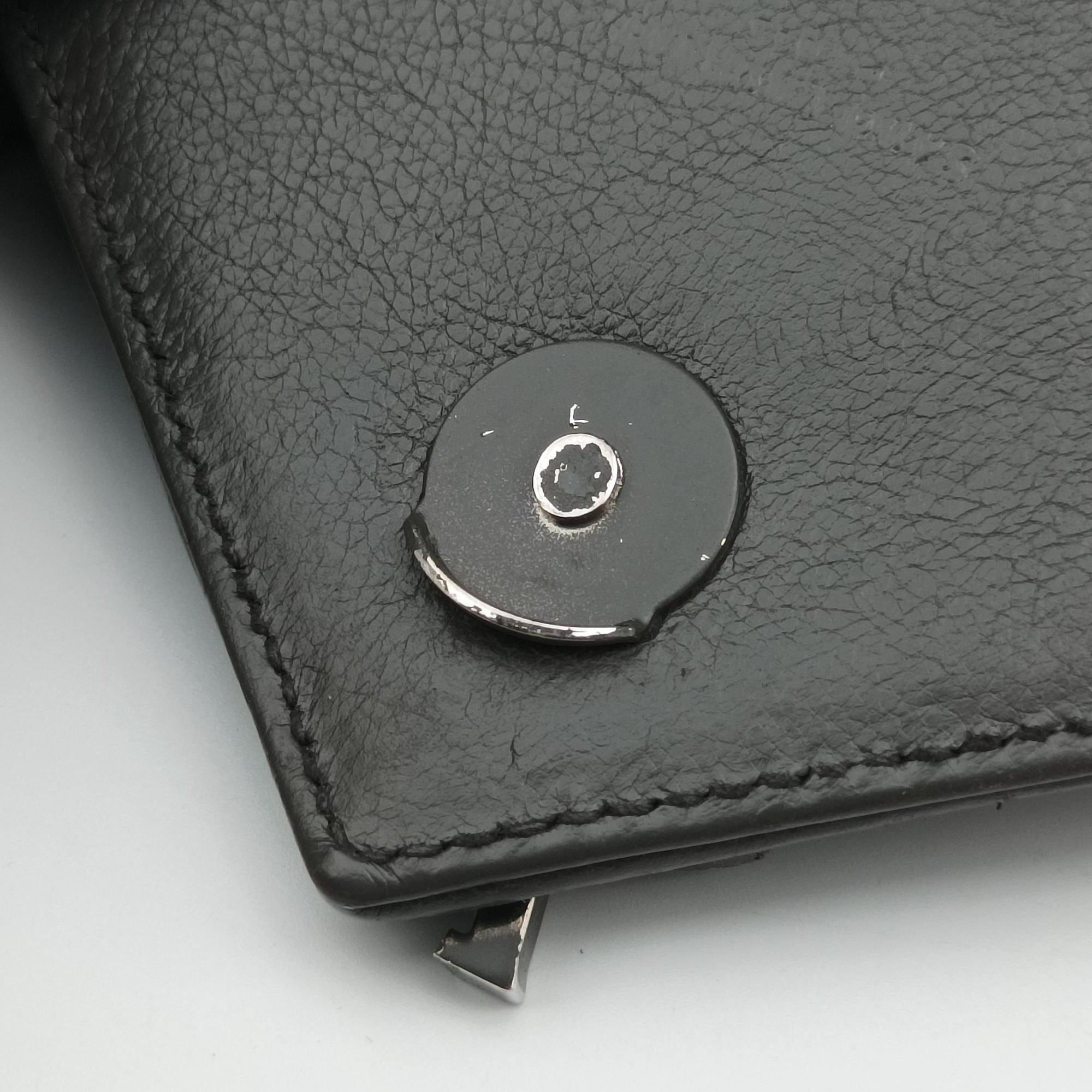 Secondhand Yves Saint Laurent COLLEGE Grey Leather 392738 shoulderbag | stylenewstar