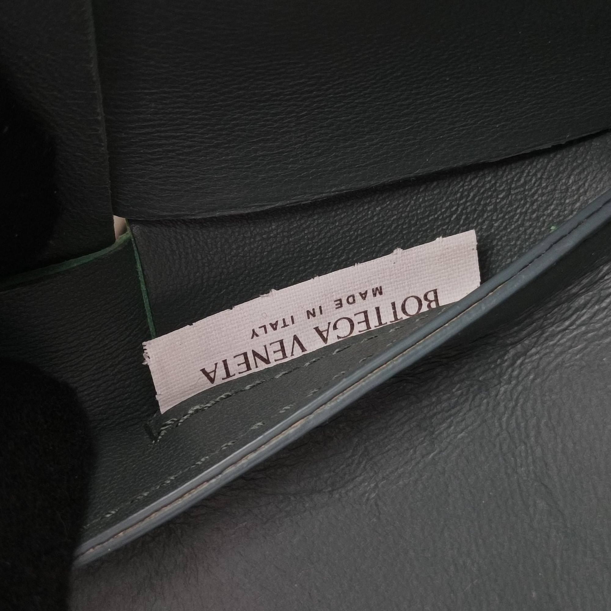 Vintage Bottega Veneta THE ARCO Tote Green lambskin  shoulderbag | stylenewstar