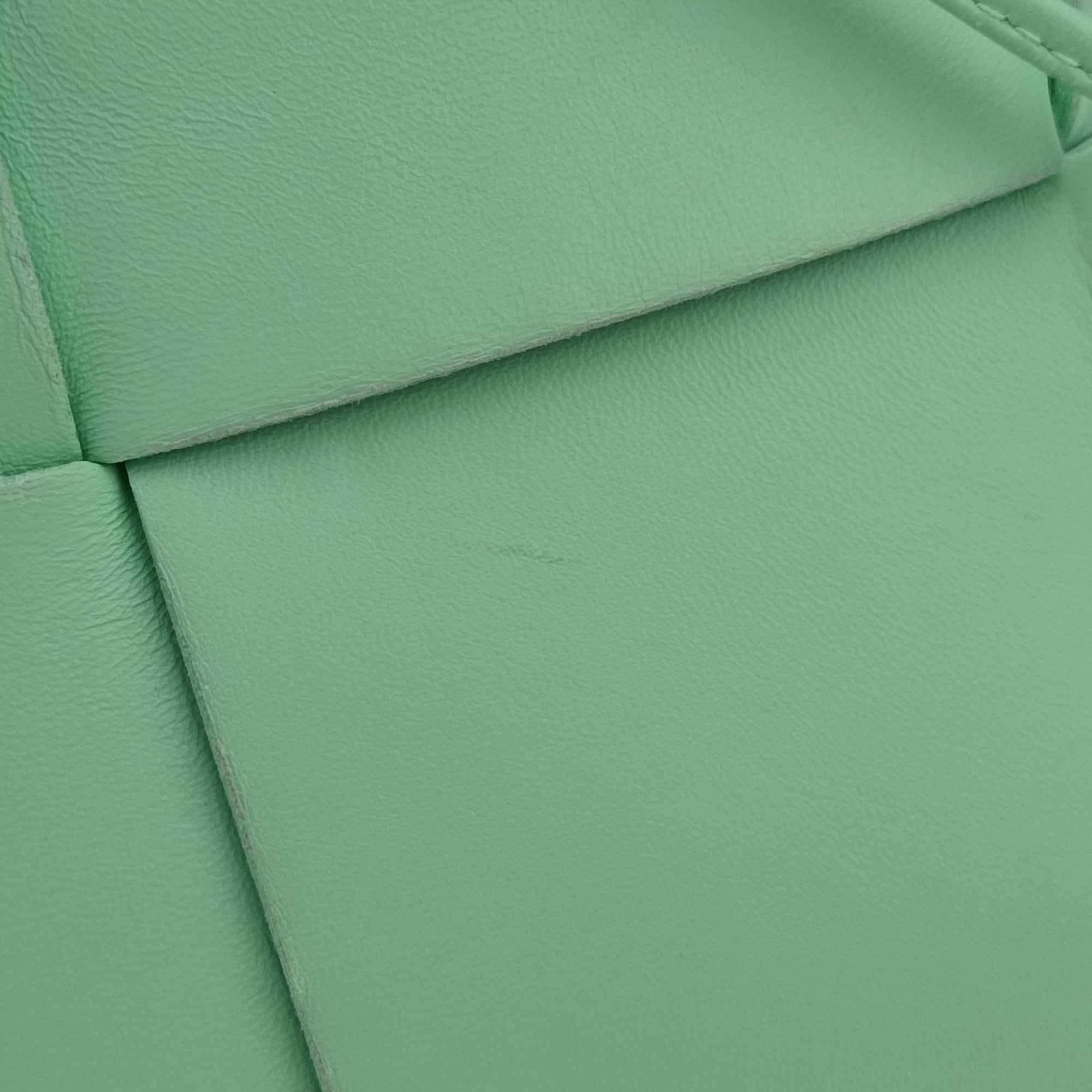 Vintage Bottega Veneta THE ARCO Tote Green lambskin  shoulderbag | stylenewstar