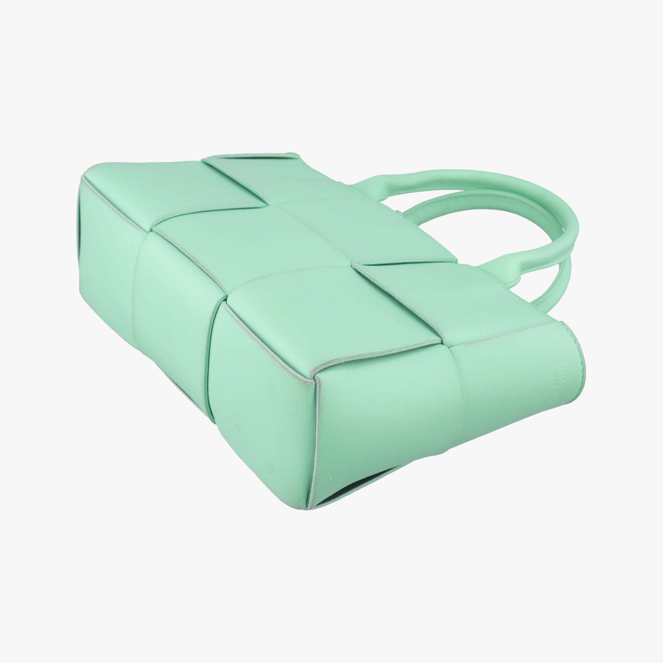 Vintage Bottega Veneta THE ARCO Tote Green lambskin  shoulderbag | stylenewstar