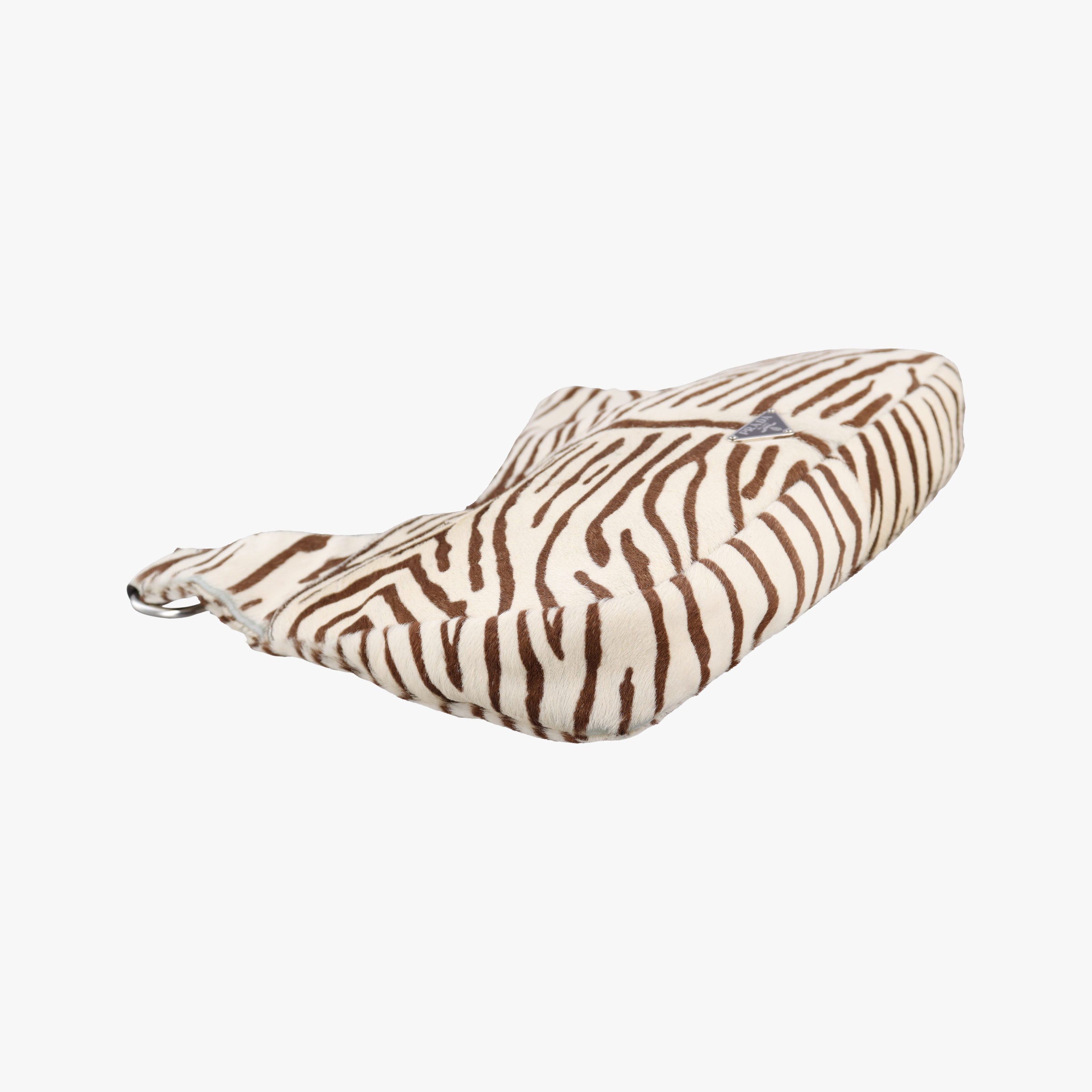 Vintage Prada AnimalierZebra Print Brown×White Moro Pony Hair  shoulderbag | stylenewstar