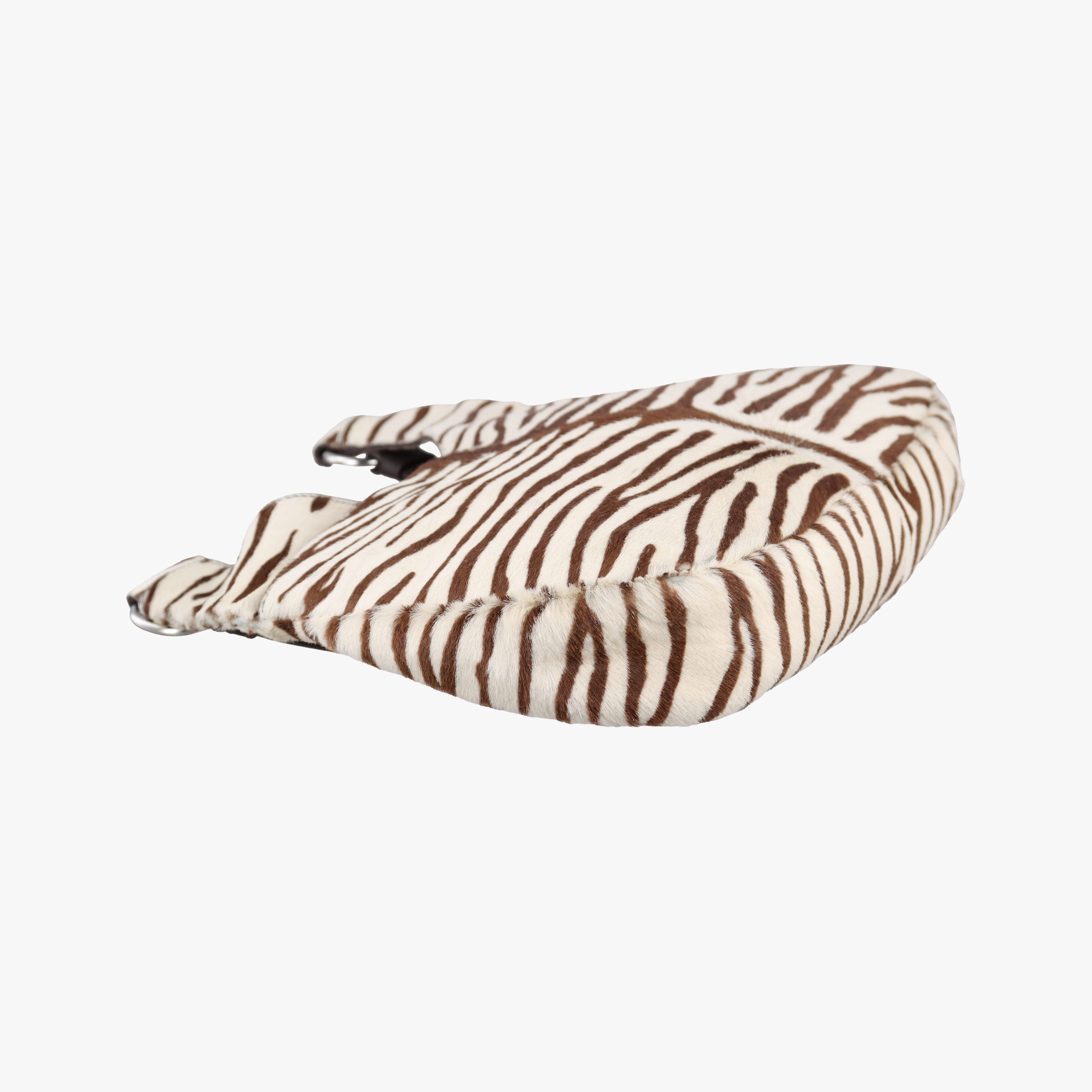 Vintage Prada AnimalierZebra Print Brown×White Moro Pony Hair  shoulderbag | stylenewstar