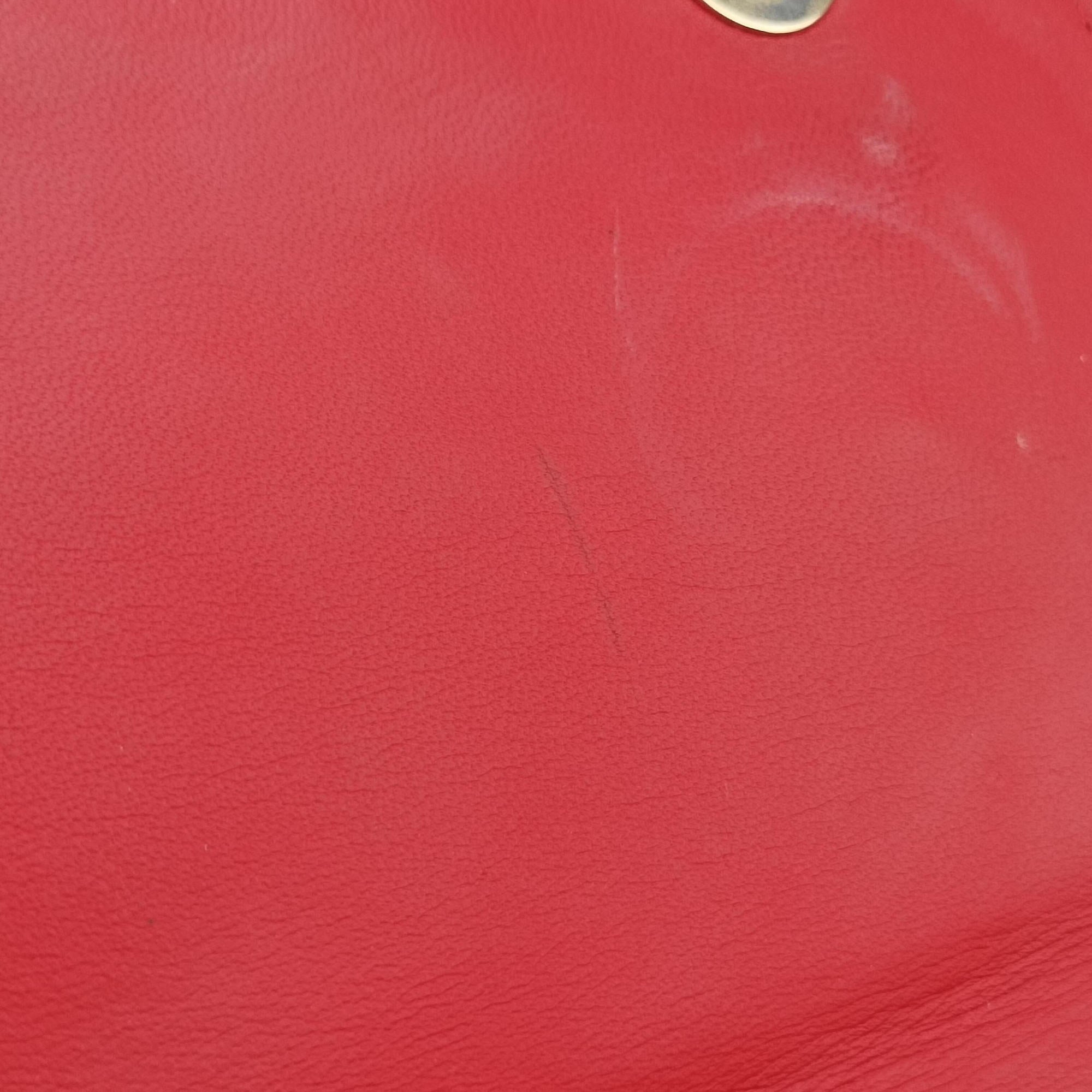 Pre-owned Valentino Va Va Voom Red ponyhair  shoulderbag | stylenewstar