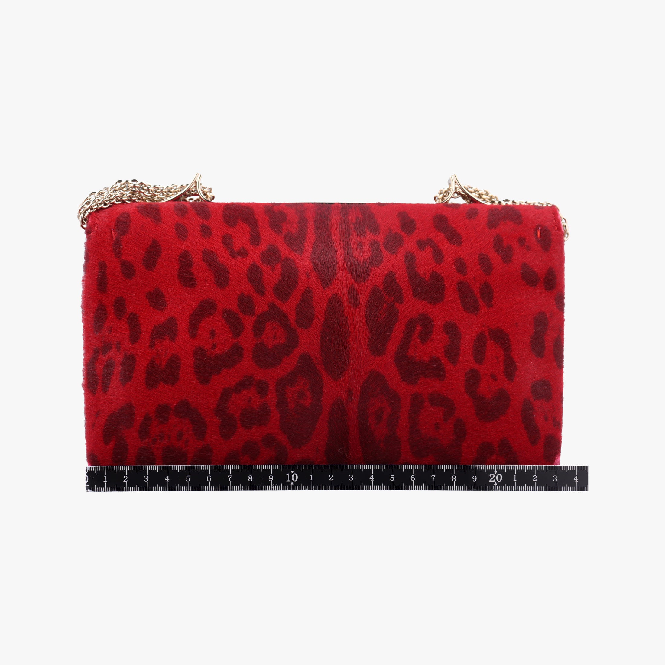 Pre-owned Valentino Va Va Voom Red ponyhair  shoulderbag | stylenewstar