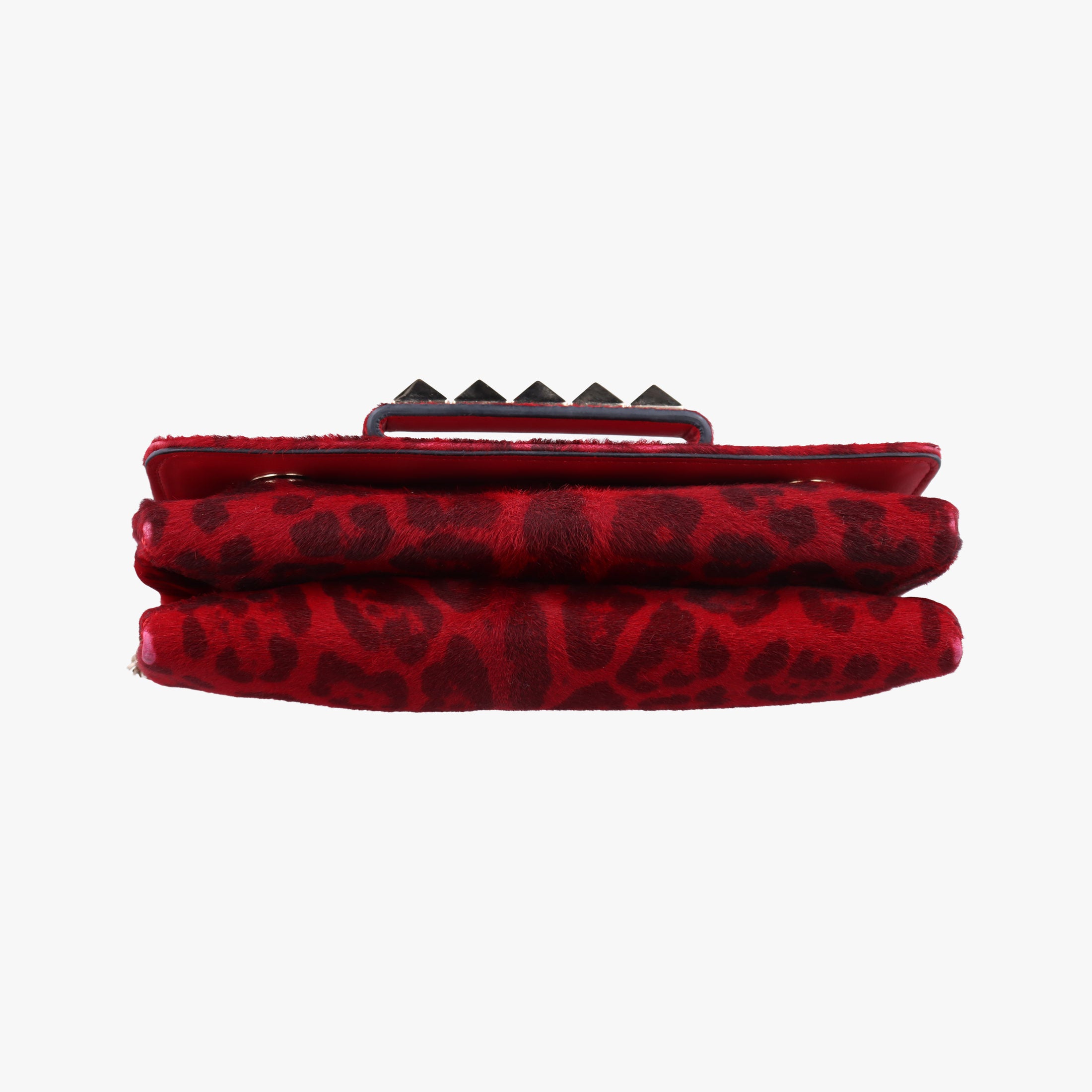 Pre-owned Valentino Va Va Voom Red ponyhair  shoulderbag | stylenewstar