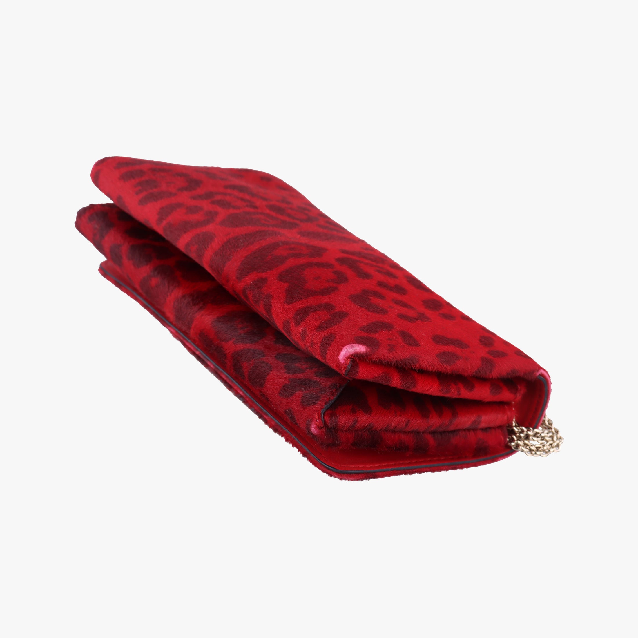 Pre-owned Valentino Va Va Voom Red ponyhair  shoulderbag | stylenewstar