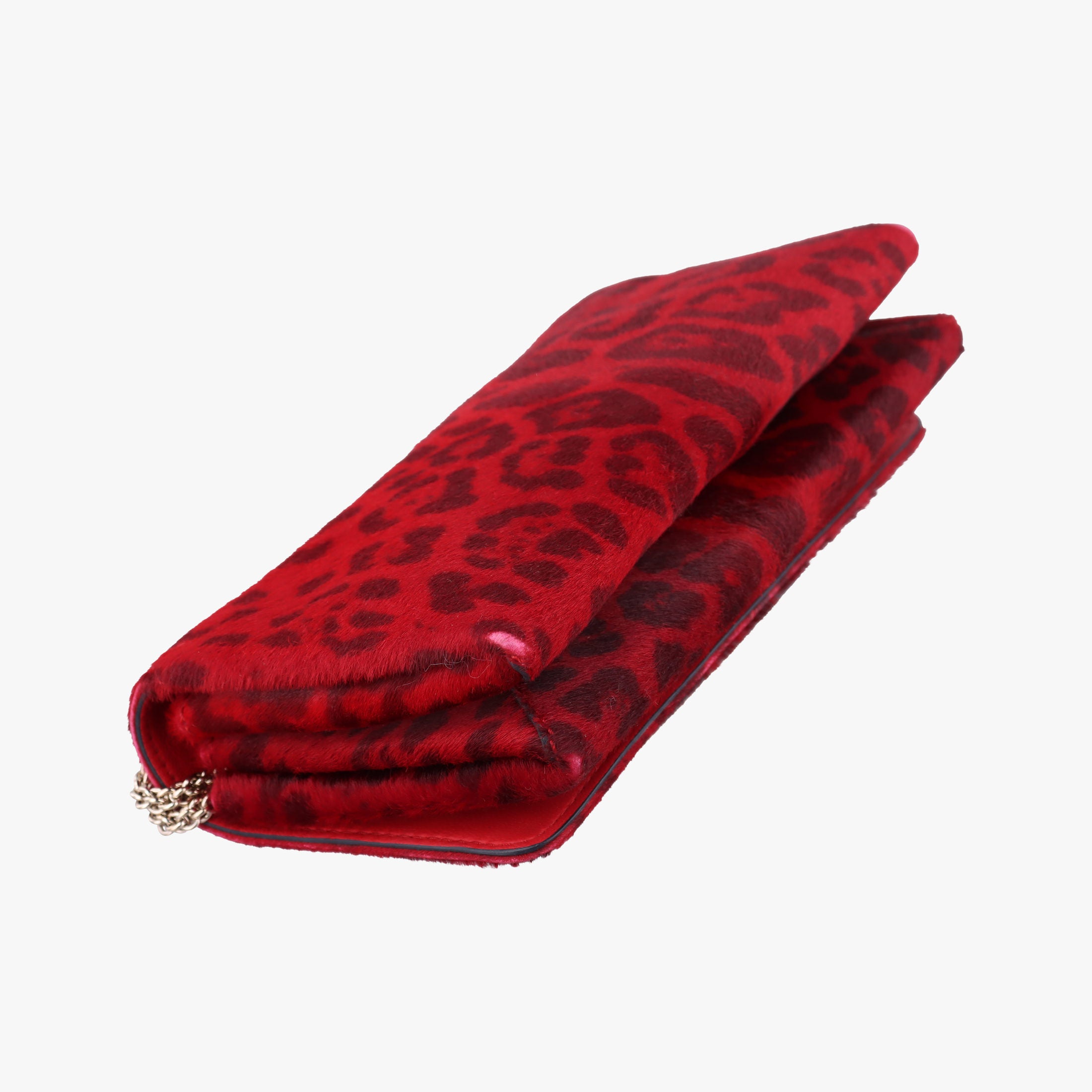 Pre-owned Valentino Va Va Voom Red ponyhair  shoulderbag | stylenewstar