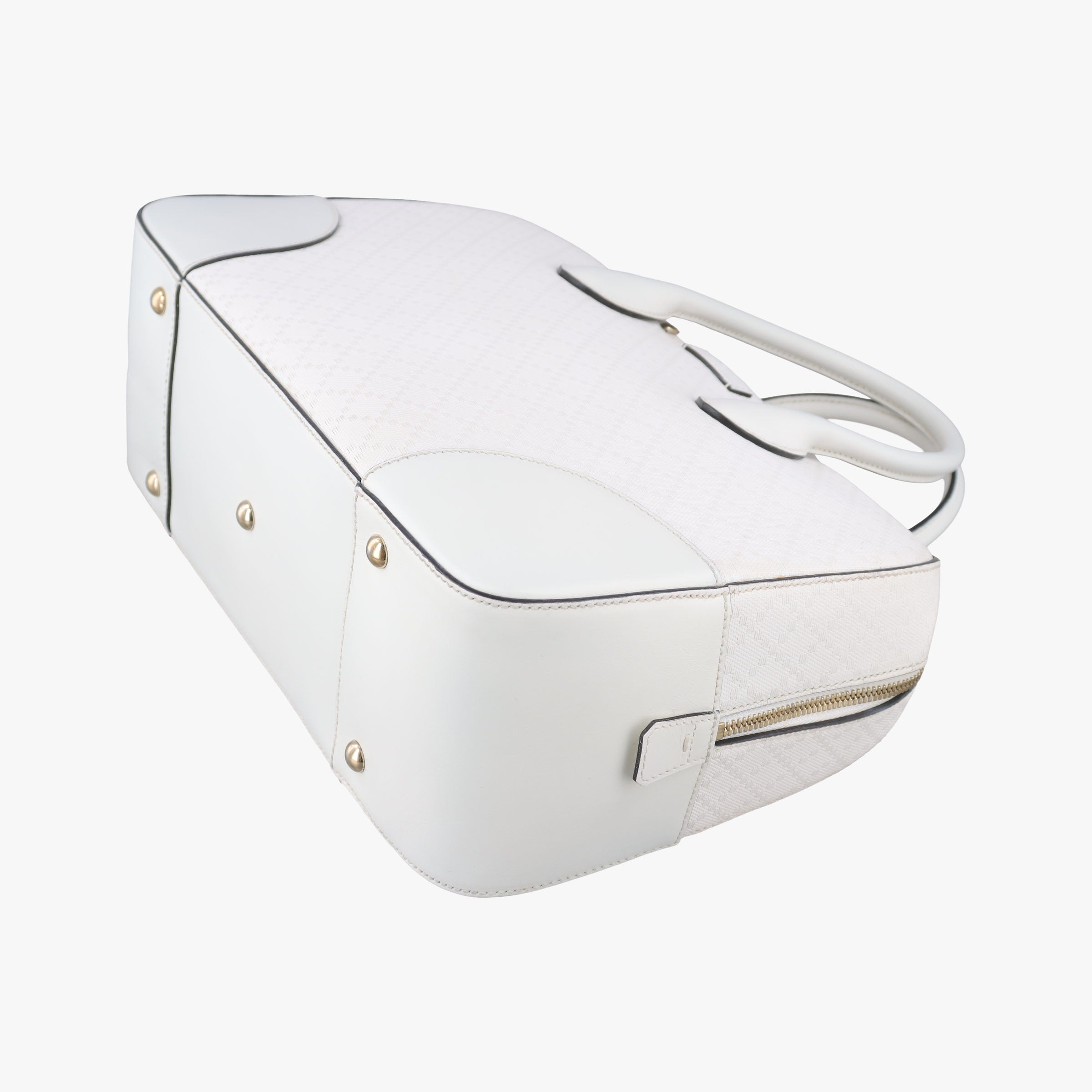 Secondhand Gucci Bright Diamante White Leather 354332 shoulderbag | stylenewstar