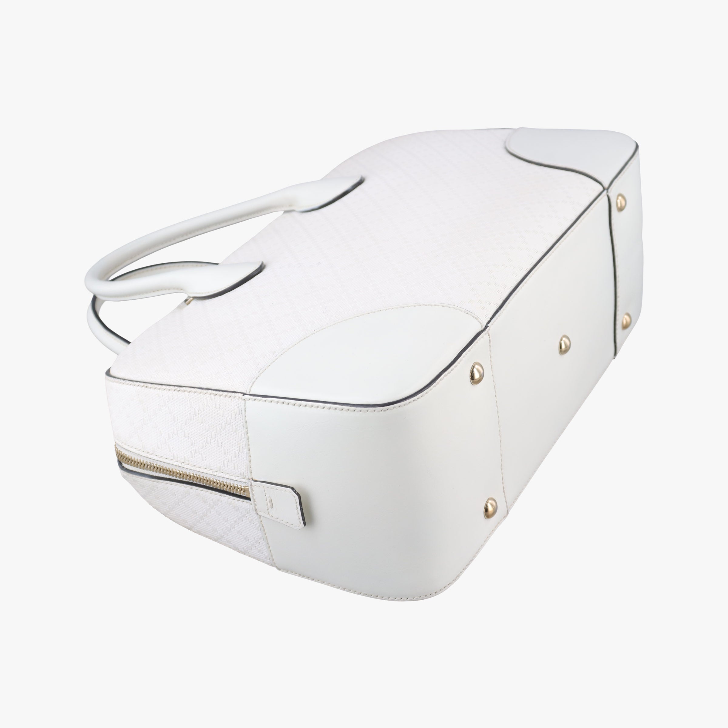Secondhand Gucci Bright Diamante White Leather 354332 shoulderbag | stylenewstar