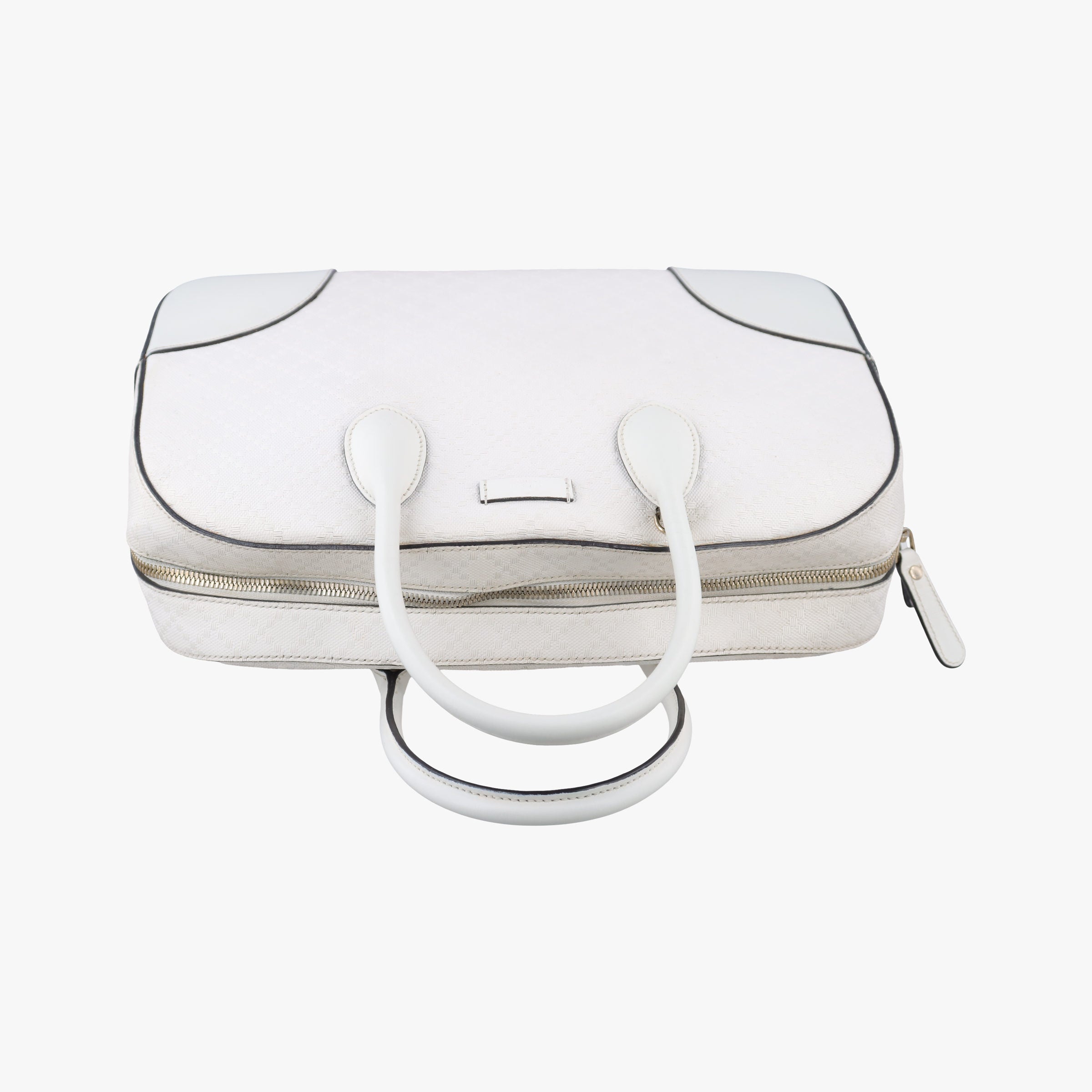 Secondhand Gucci Bright Diamante White Leather 354332 shoulderbag | stylenewstar