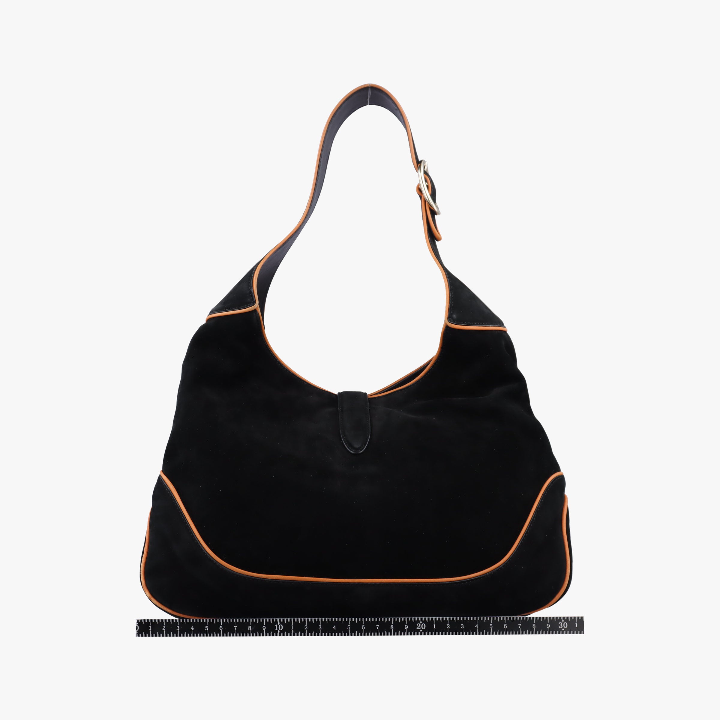 Vintage Gucci New Jackie Black Suede 277520 shoulderbag | stylenewstar