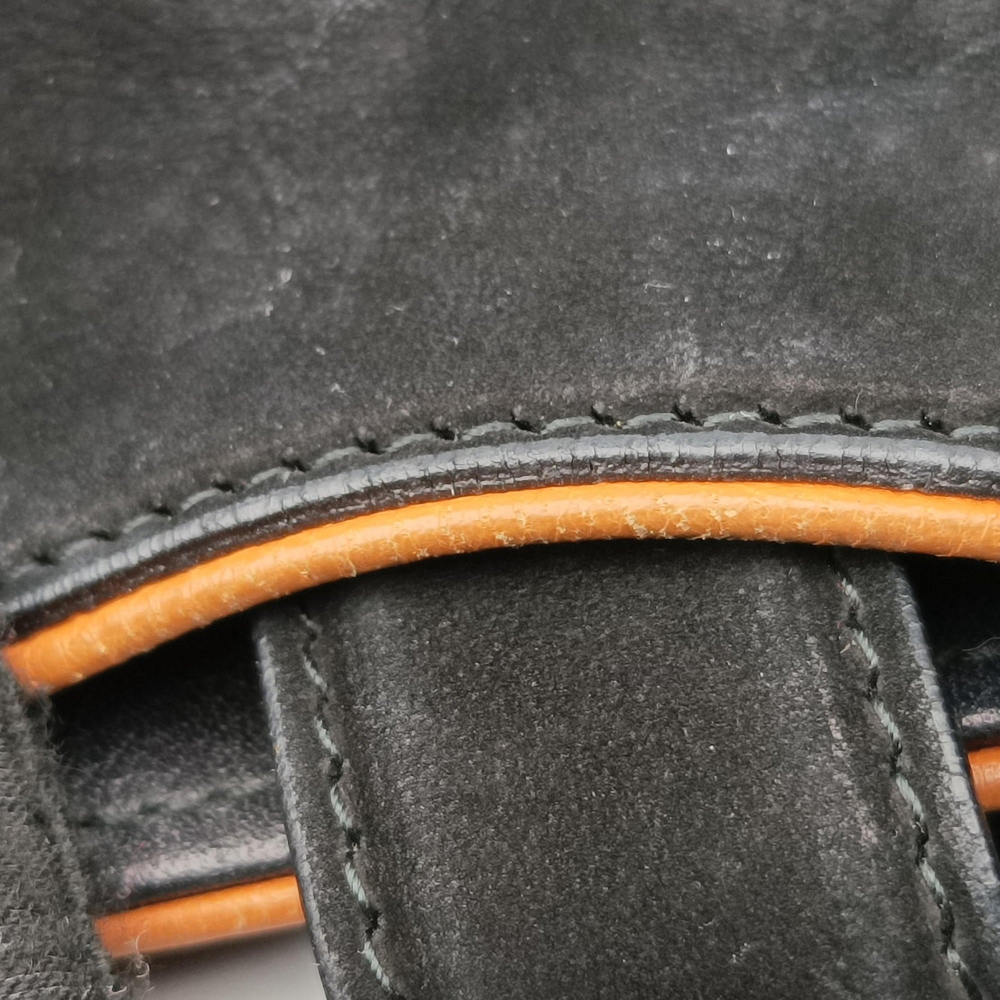 Vintage Gucci New Jackie Black Suede 277520 shoulderbag | stylenewstar