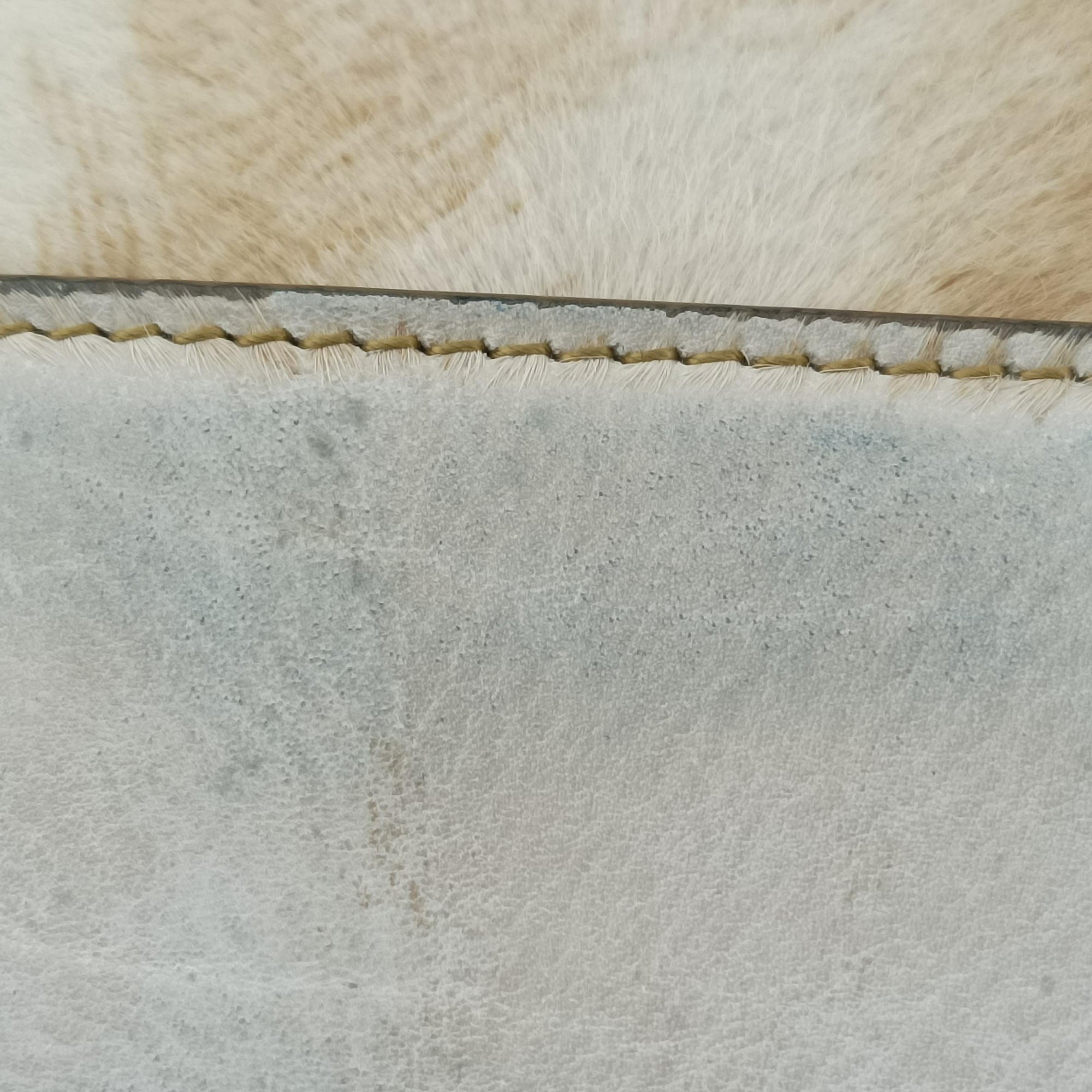 Secondhand Burberry Mini Deer Print Pocket beige×Brown leather×ponyhair  shoulderbag | stylenewstar