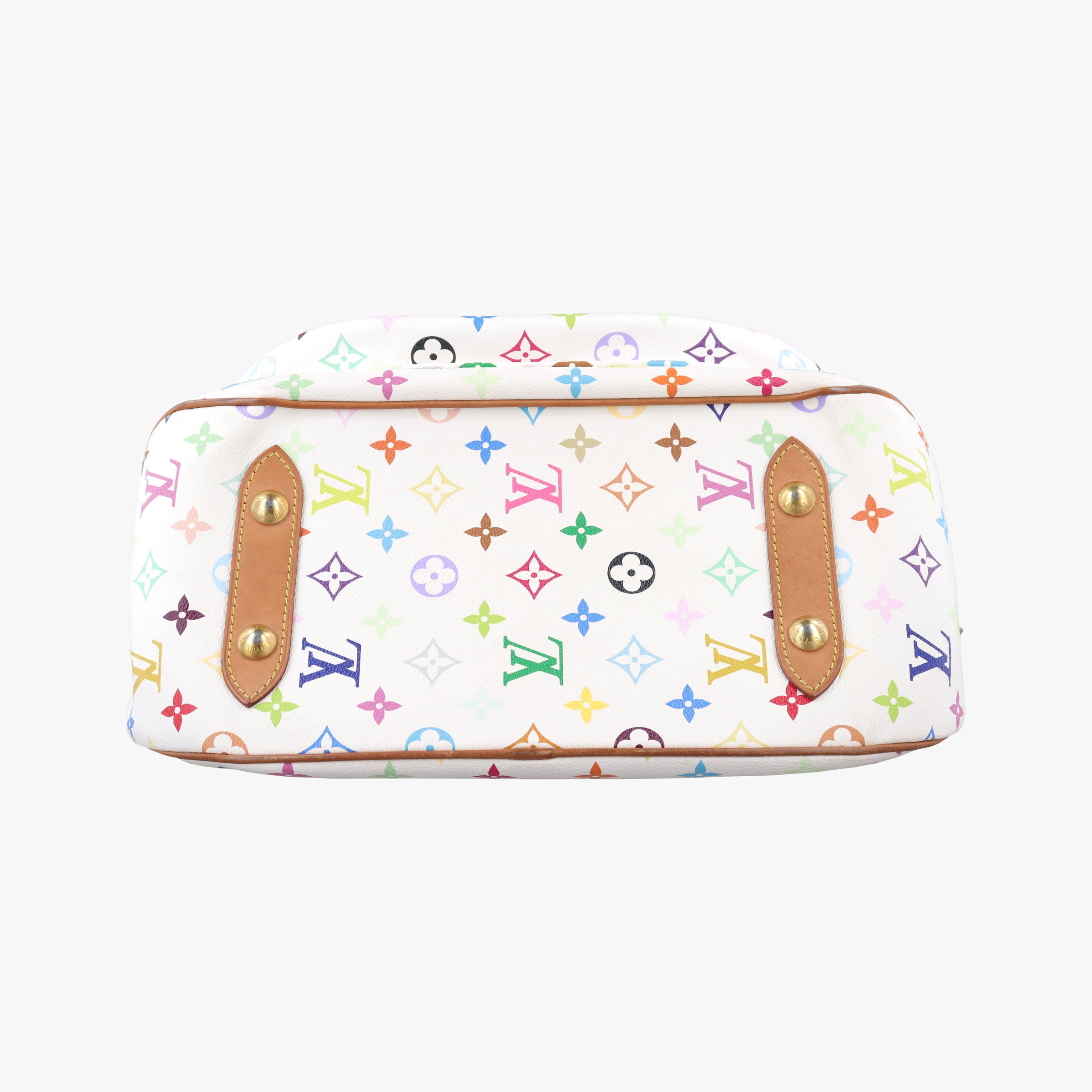 Pre-owned Louis Vuitton RITA white Monogram Multicolor M40125 shoulderbag | stylenewstar