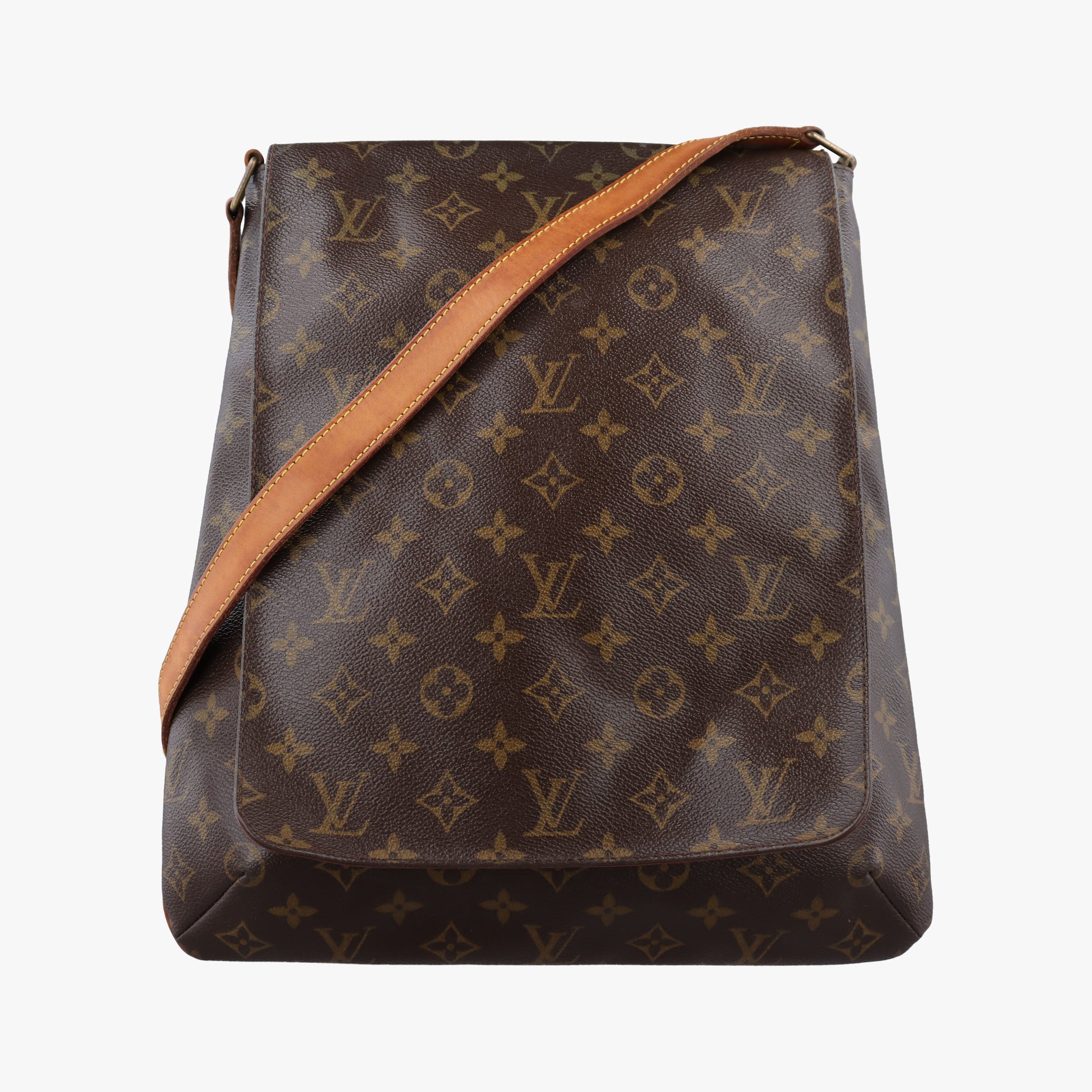 Pre-owned Louis Vuitton Mustet Brown Monogram Canvas M51256 shoulderbag | stylenewstar
