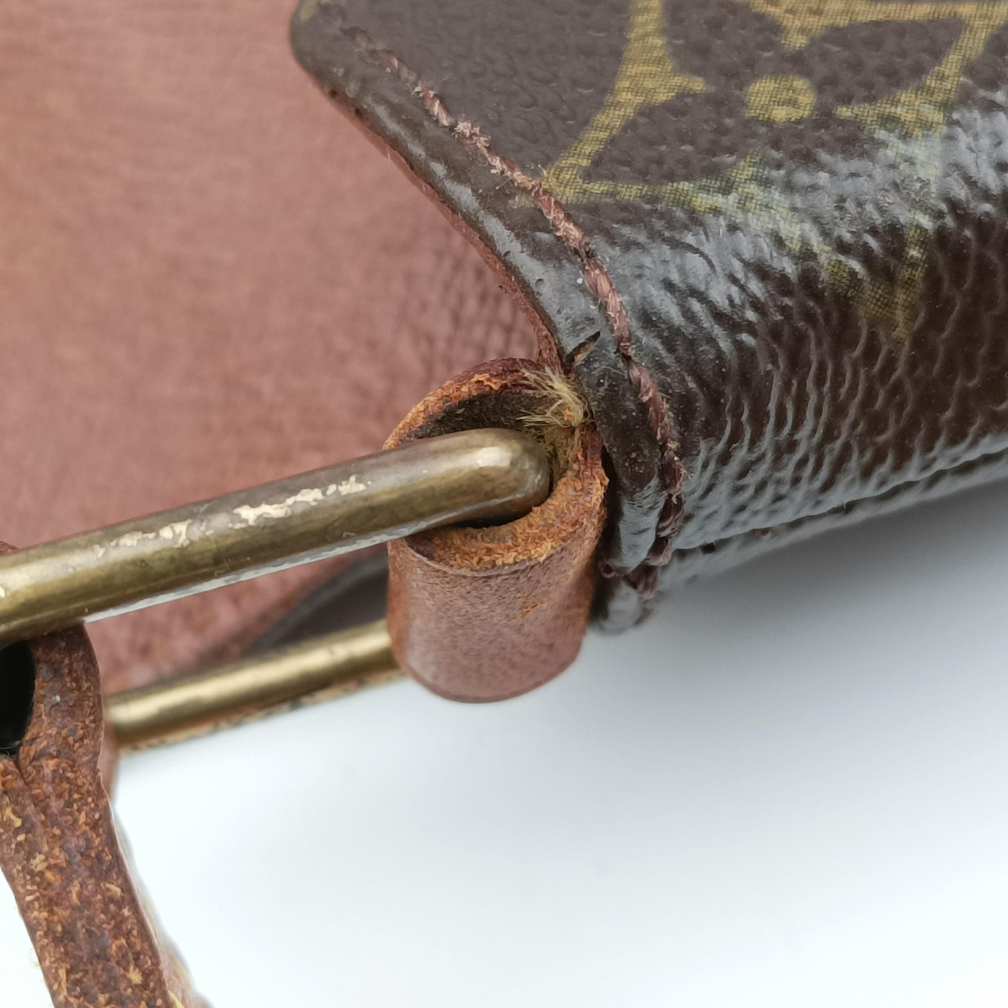 Pre-owned Louis Vuitton Mustet Brown Monogram Canvas M51256 shoulderbag | stylenewstar