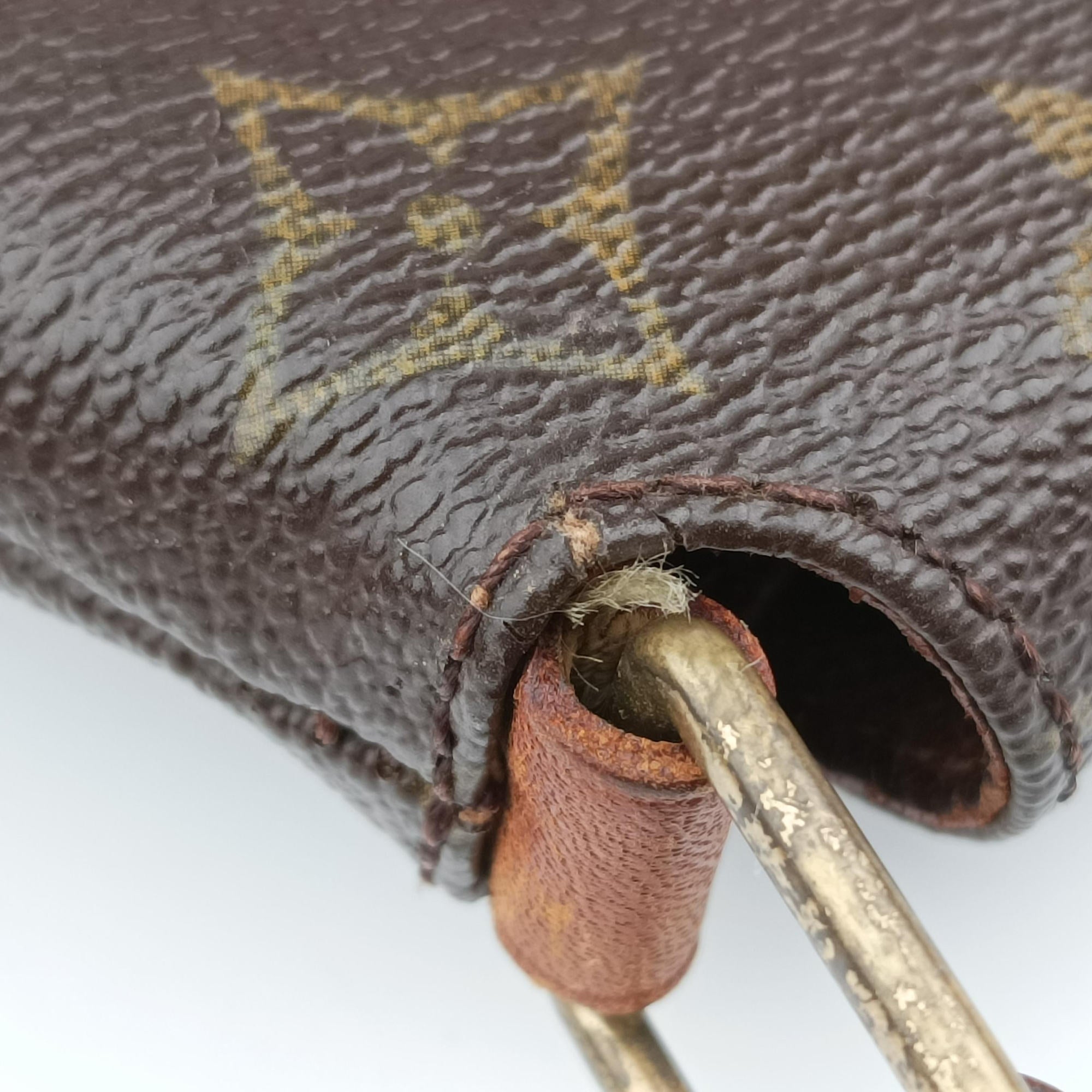 Pre-owned Louis Vuitton Mustet Brown Monogram Canvas M51256 shoulderbag | stylenewstar