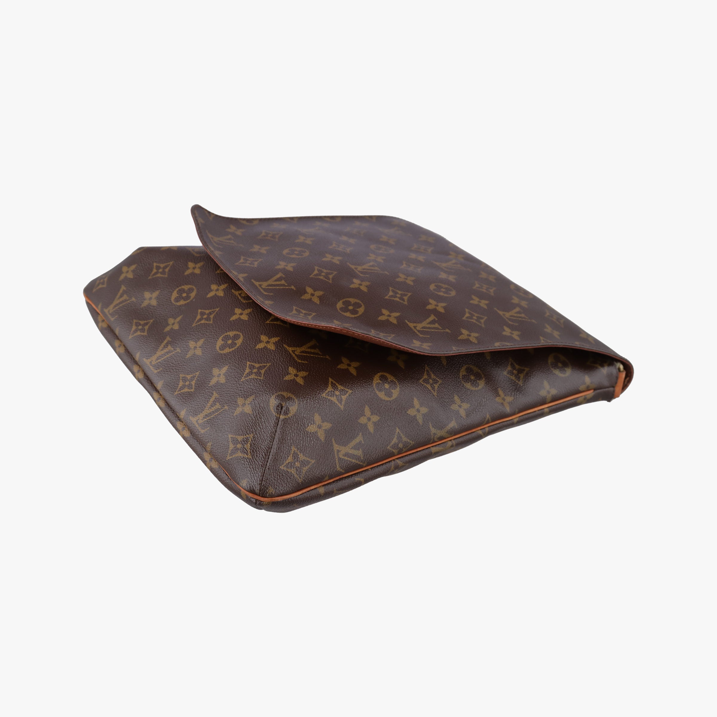 Pre-owned Louis Vuitton Mustet Brown Monogram Canvas M51256 shoulderbag | stylenewstar