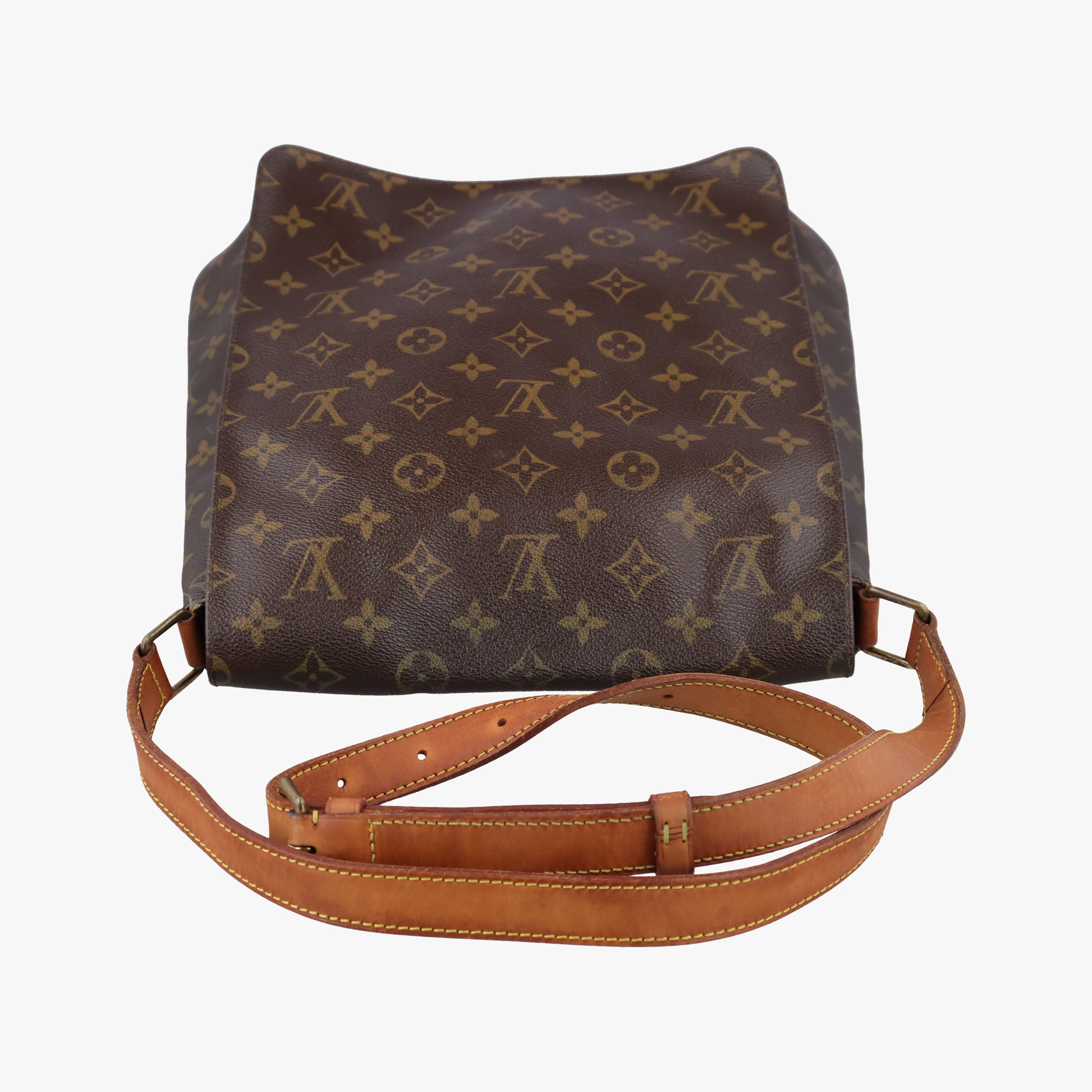 Pre-owned Louis Vuitton Mustet Brown Monogram Canvas M51256 shoulderbag | stylenewstar