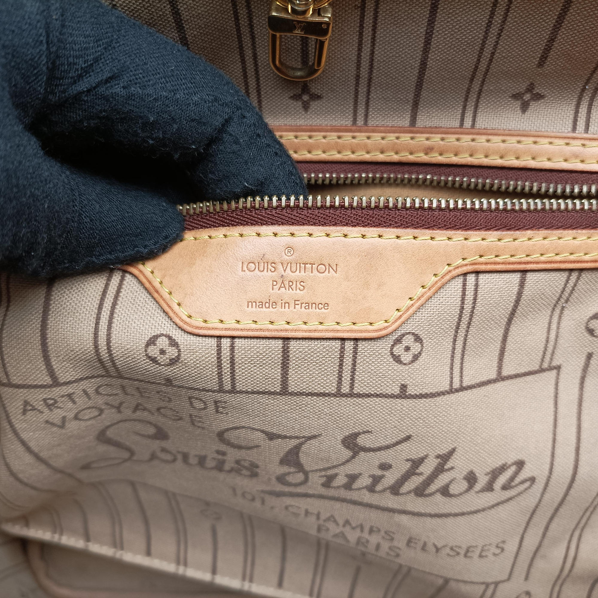 Vintage Louis Vuitton NEVERFULLMM Brown Monogram Canvas M40156 handbag | stylenewstar
