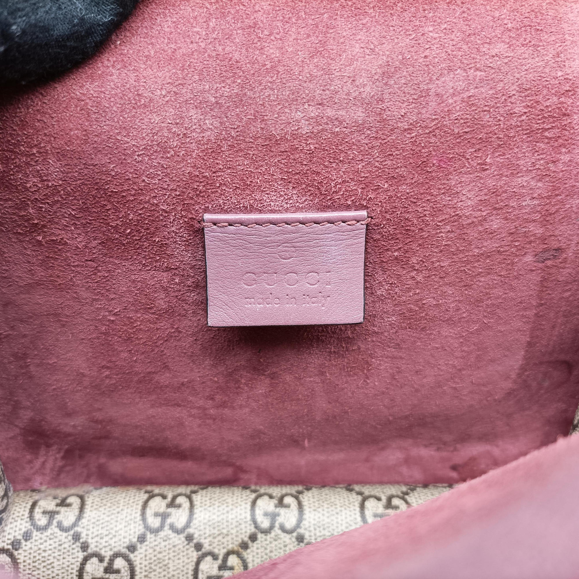 Pre-owned Gucci Dionysus Beige×red×Multicolour PVC coated canvas × suede 421970 shoulderbag | stylenewstar
