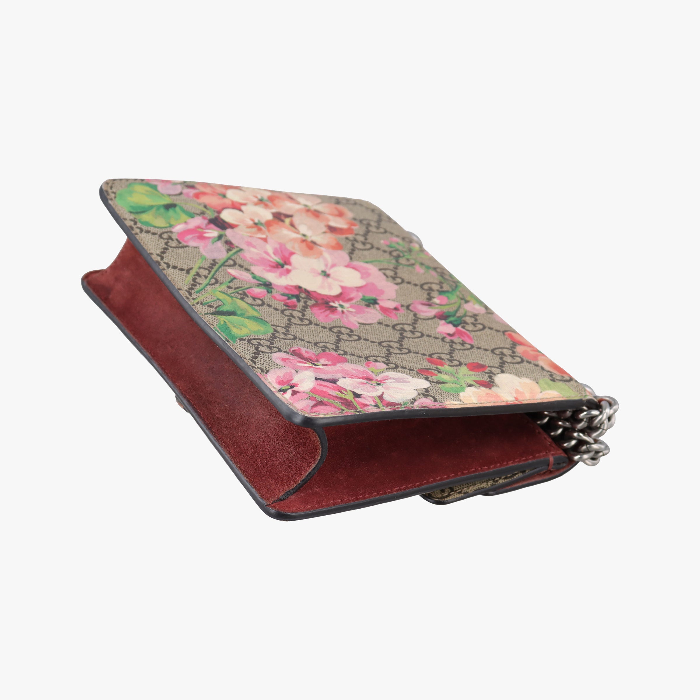 Pre-owned Gucci Dionysus Beige×red×Multicolour PVC coated canvas × suede 421970 shoulderbag | stylenewstar
