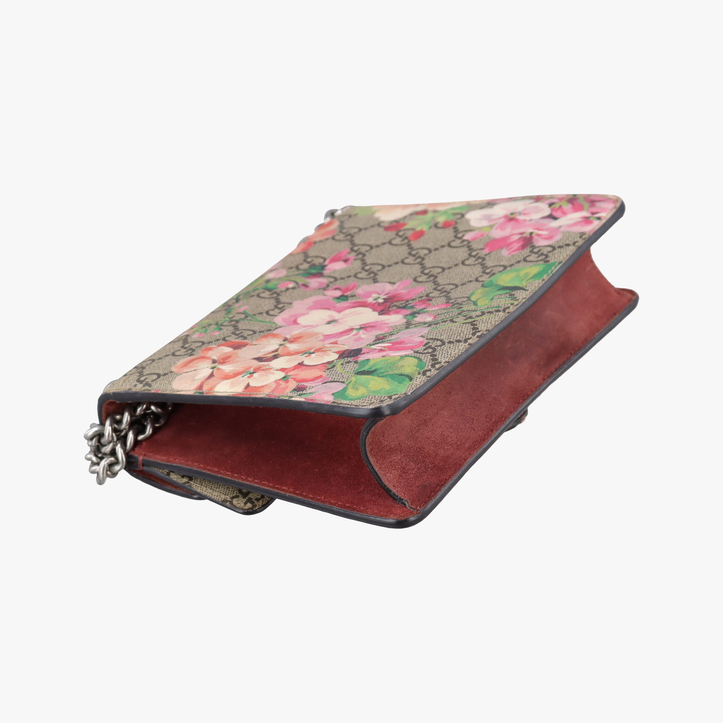 Pre-owned Gucci Dionysus Beige×red×Multicolour PVC coated canvas × suede 421970 shoulderbag | stylenewstar