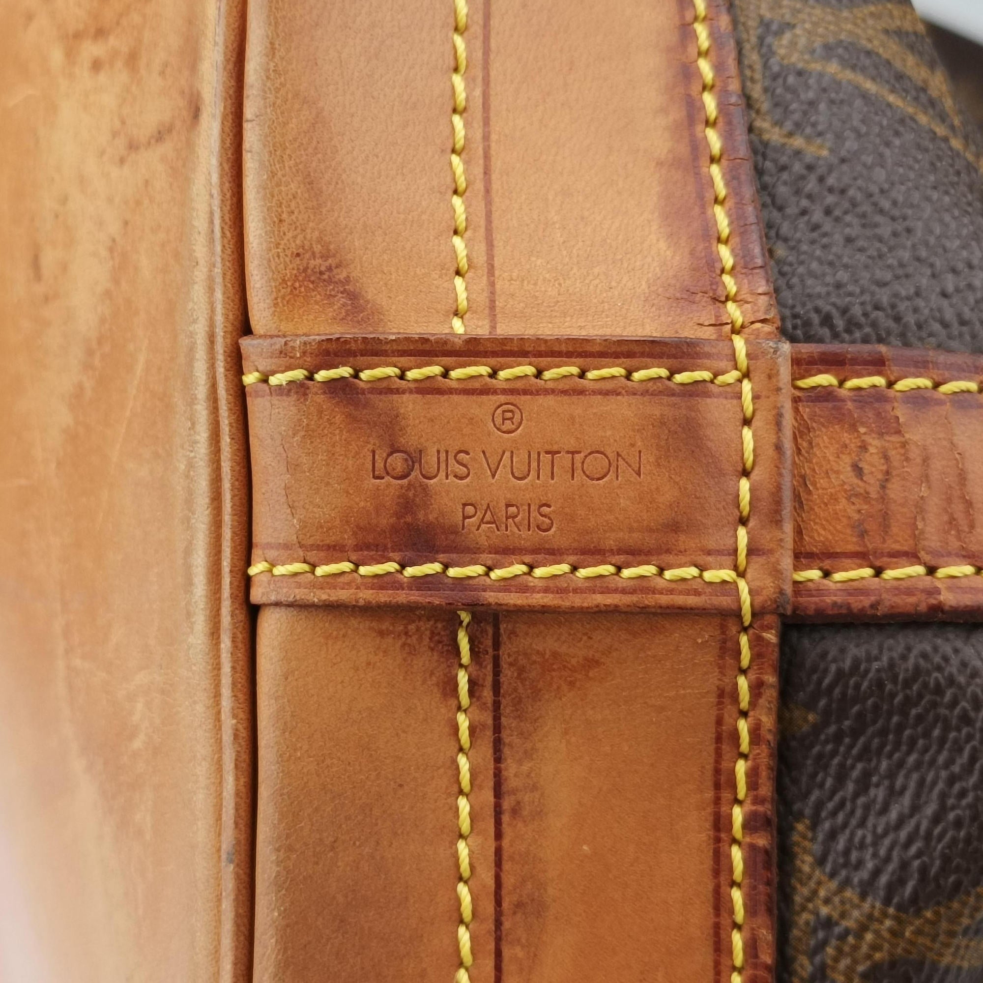 Pre-owned Louis Vuitton Noe Brown Monogram Canvas M42224 shoulderbag | stylenewstar