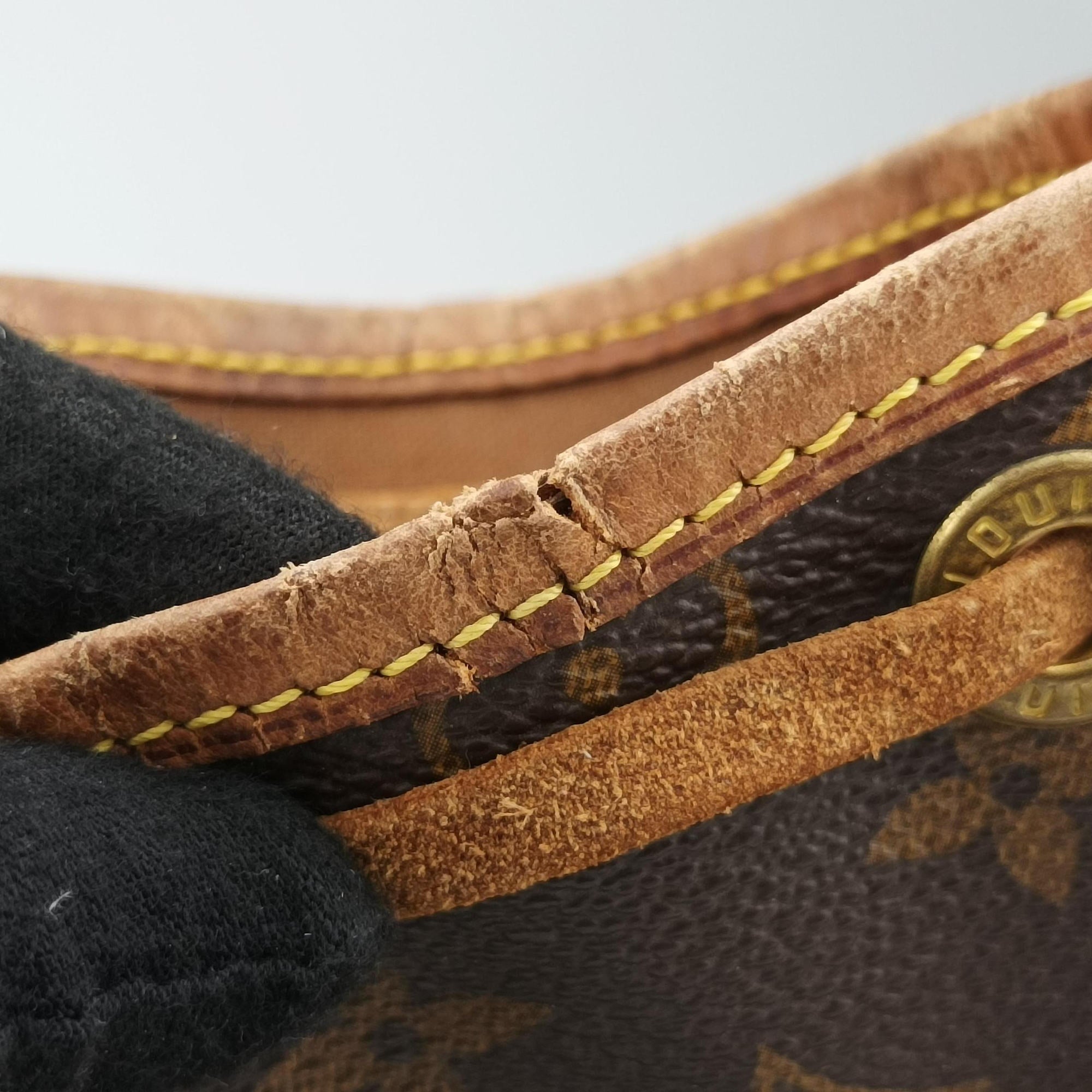Pre-owned Louis Vuitton Noe Brown Monogram Canvas M42224 shoulderbag | stylenewstar