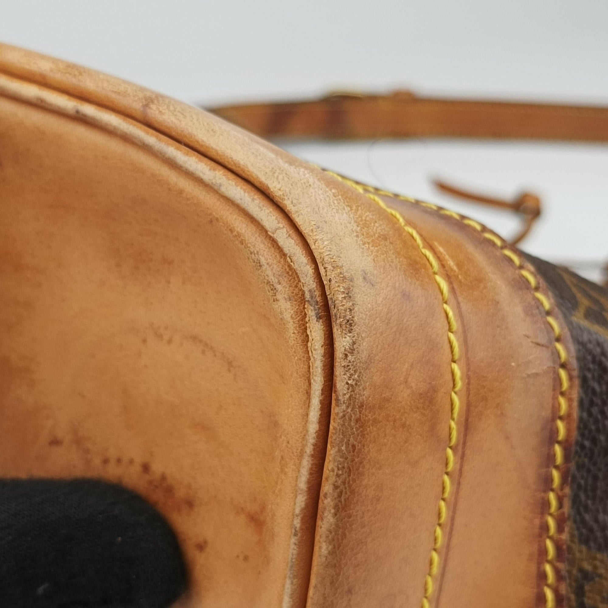 Pre-owned Louis Vuitton Noe Brown Monogram Canvas M42224 shoulderbag | stylenewstar