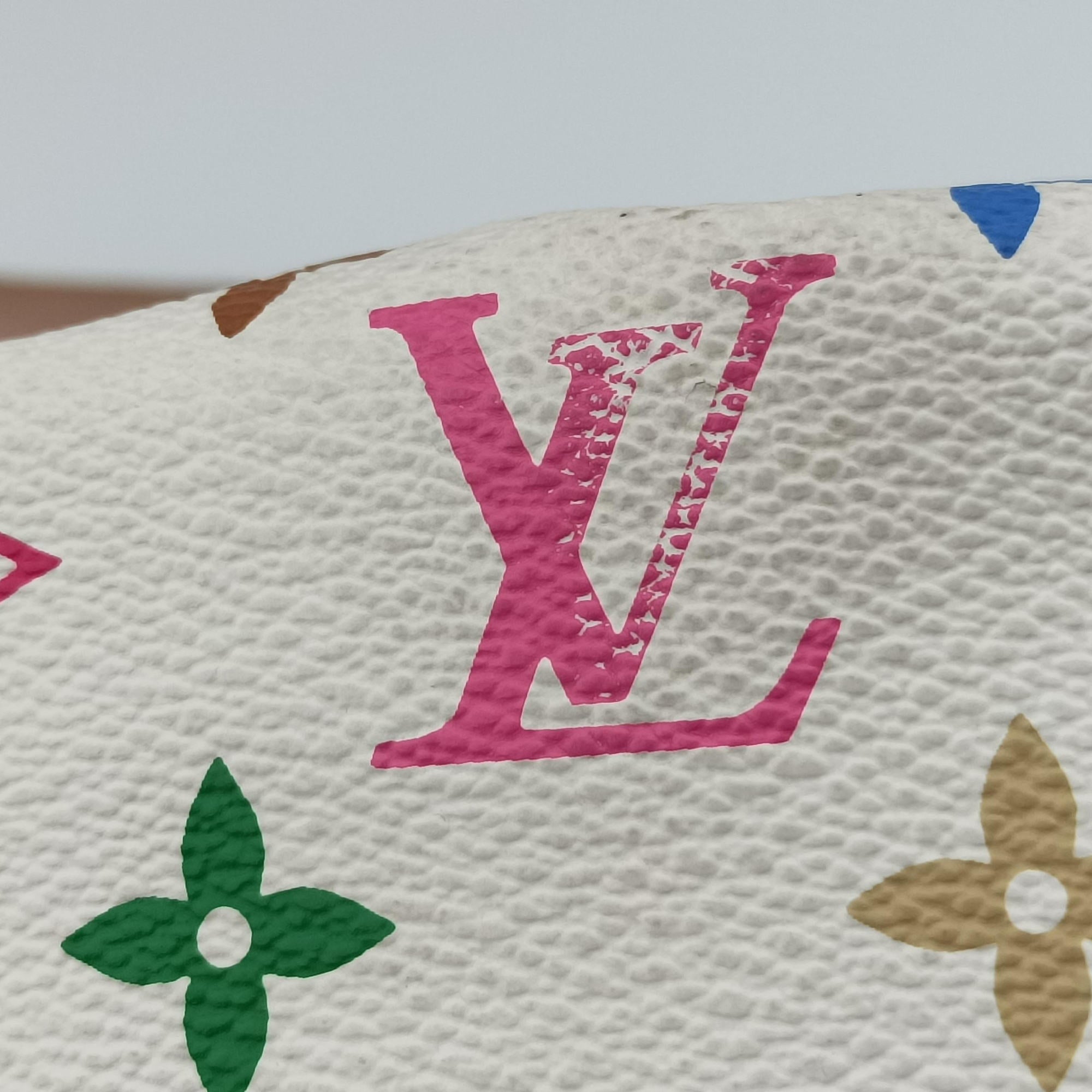 Pre-owned Louis Vuitton JUDY MM white Monogram Multicolor M40255 shoulderbag | stylenewstar