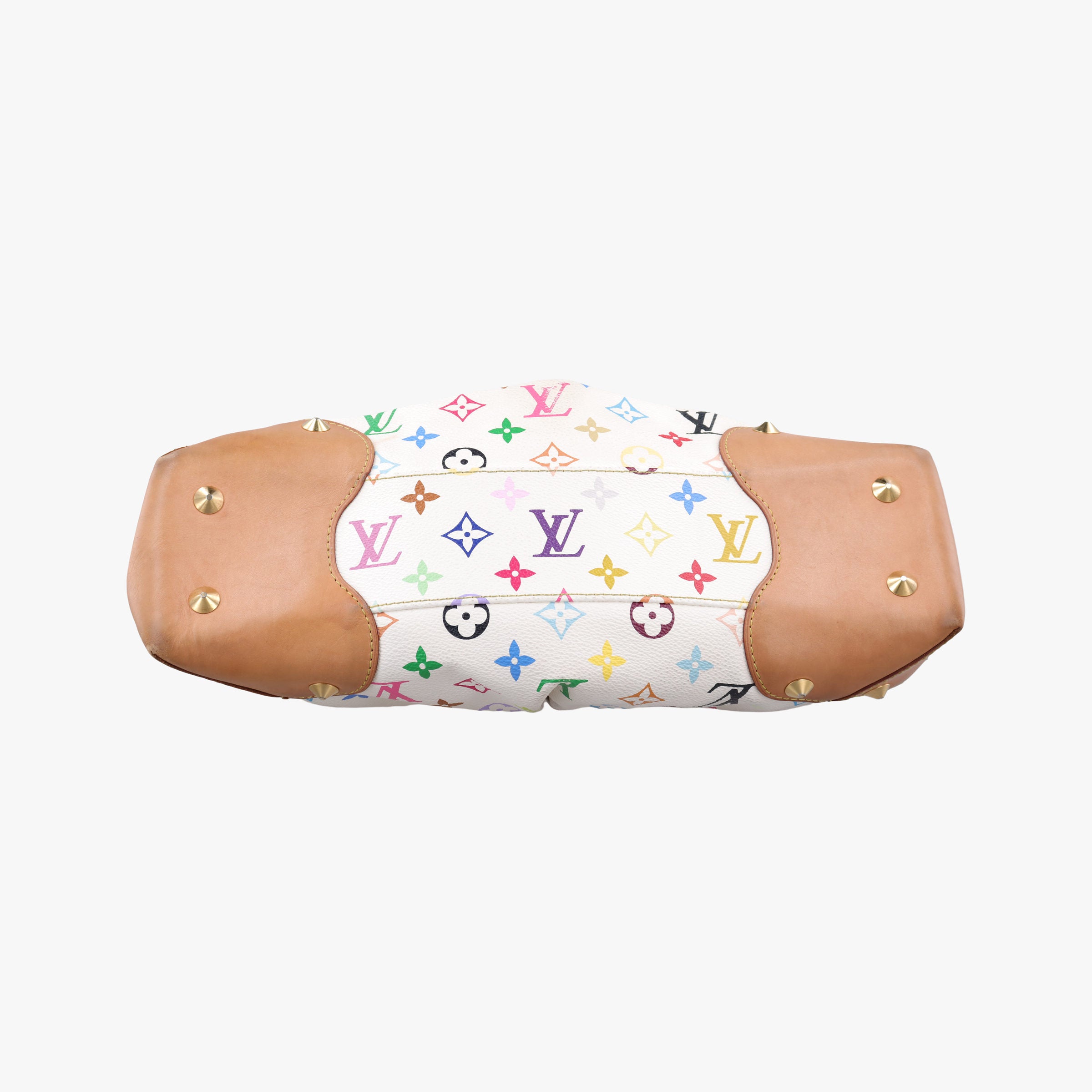 Pre-owned Louis Vuitton JUDY MM white Monogram Multicolor M40255 shoulderbag | stylenewstar