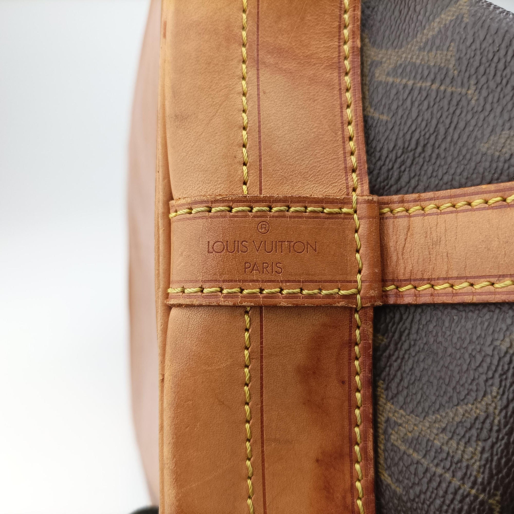 Pre-owned Louis Vuitton Noe Brown Monogram Canvas M42224 shoulderbag | stylenewstar