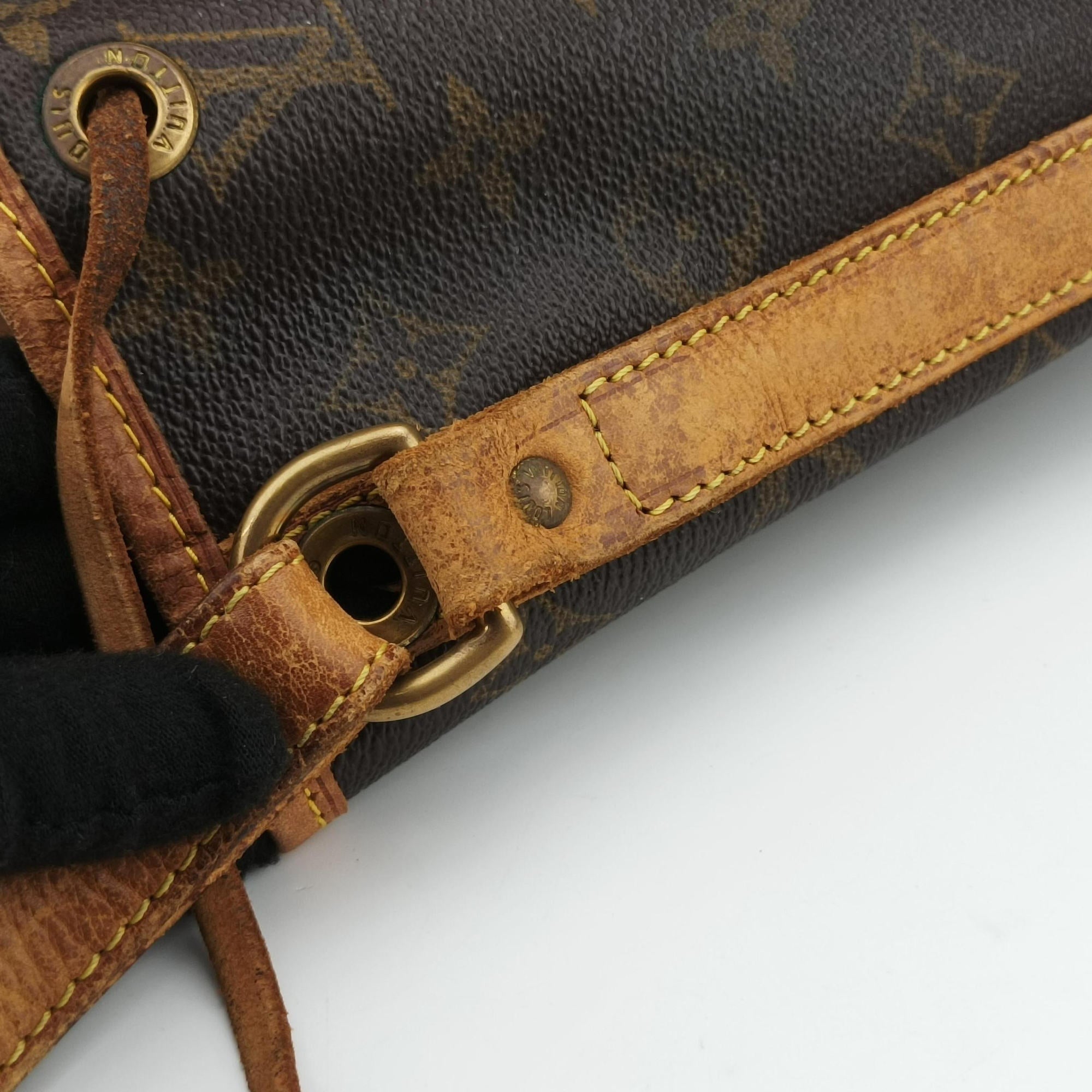 Pre-owned Louis Vuitton Petit Noe Brown Monogram Canvas M42226 shoulderbag | stylenewstar