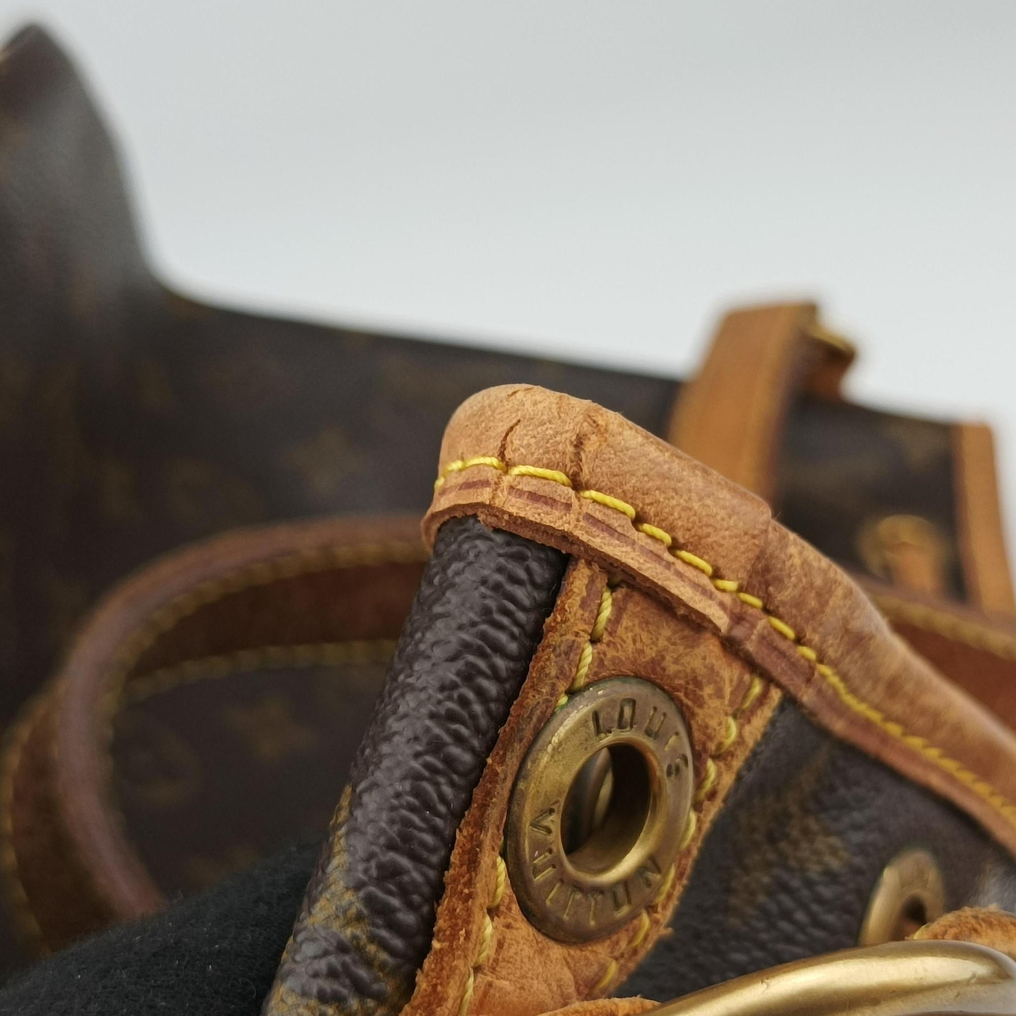 Pre-owned Louis Vuitton Petit Noe Brown Monogram Canvas M42226 shoulderbag | stylenewstar