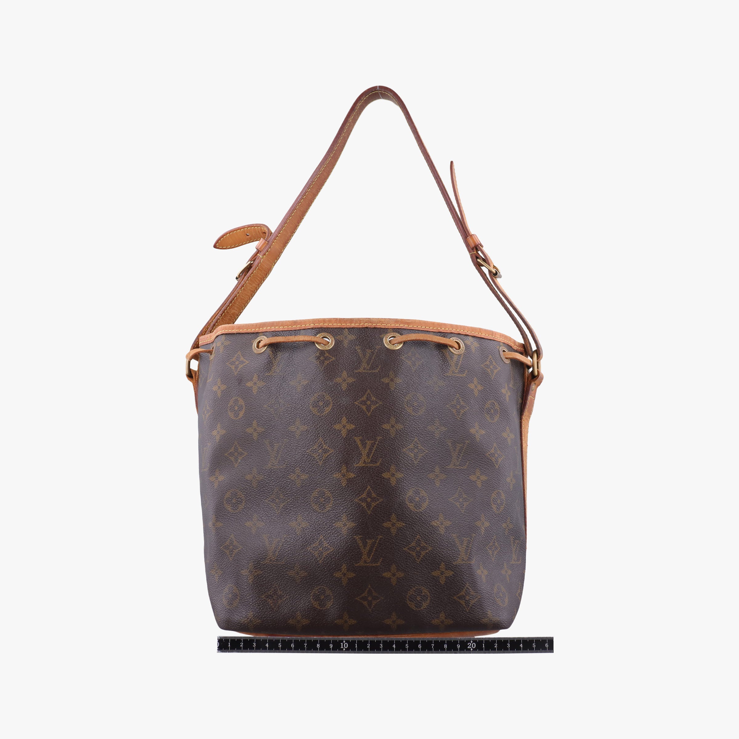Pre-owned Louis Vuitton Petit Noe Brown Monogram Canvas M42226 shoulderbag | stylenewstar