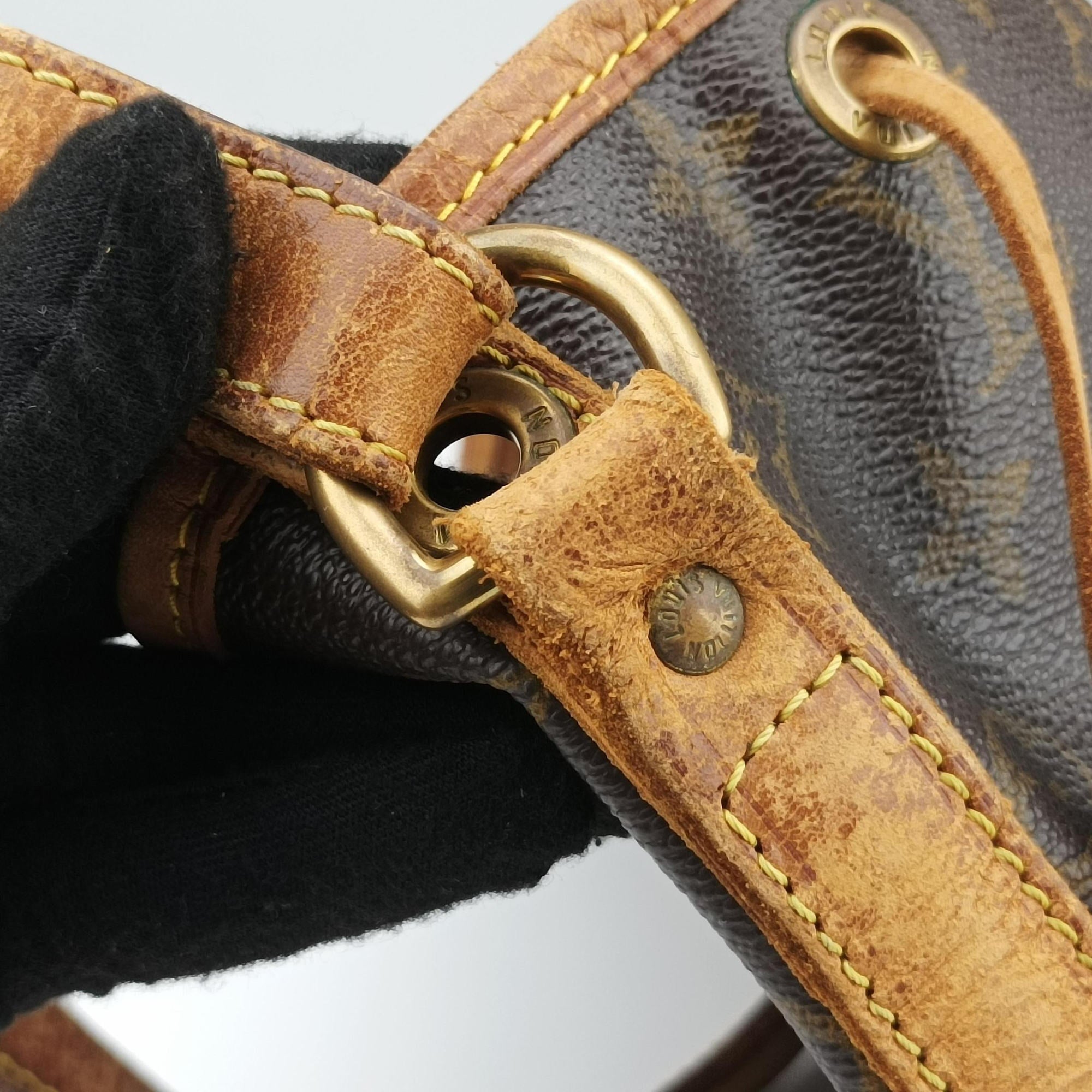 Pre-owned Louis Vuitton Petit Noe Brown Monogram Canvas M42226 shoulderbag | stylenewstar