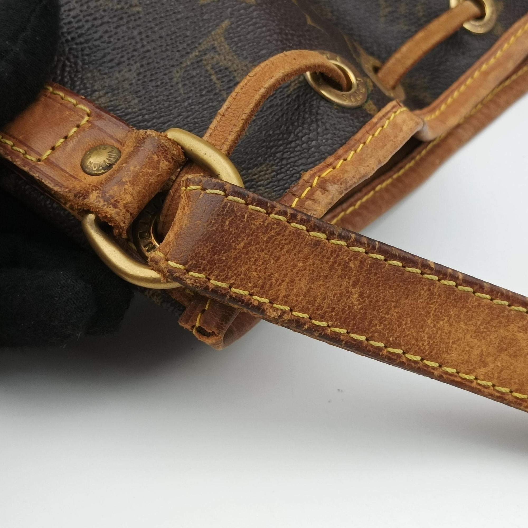 Pre-owned Louis Vuitton Petit Noe Brown Monogram Canvas M42226 shoulderbag | stylenewstar