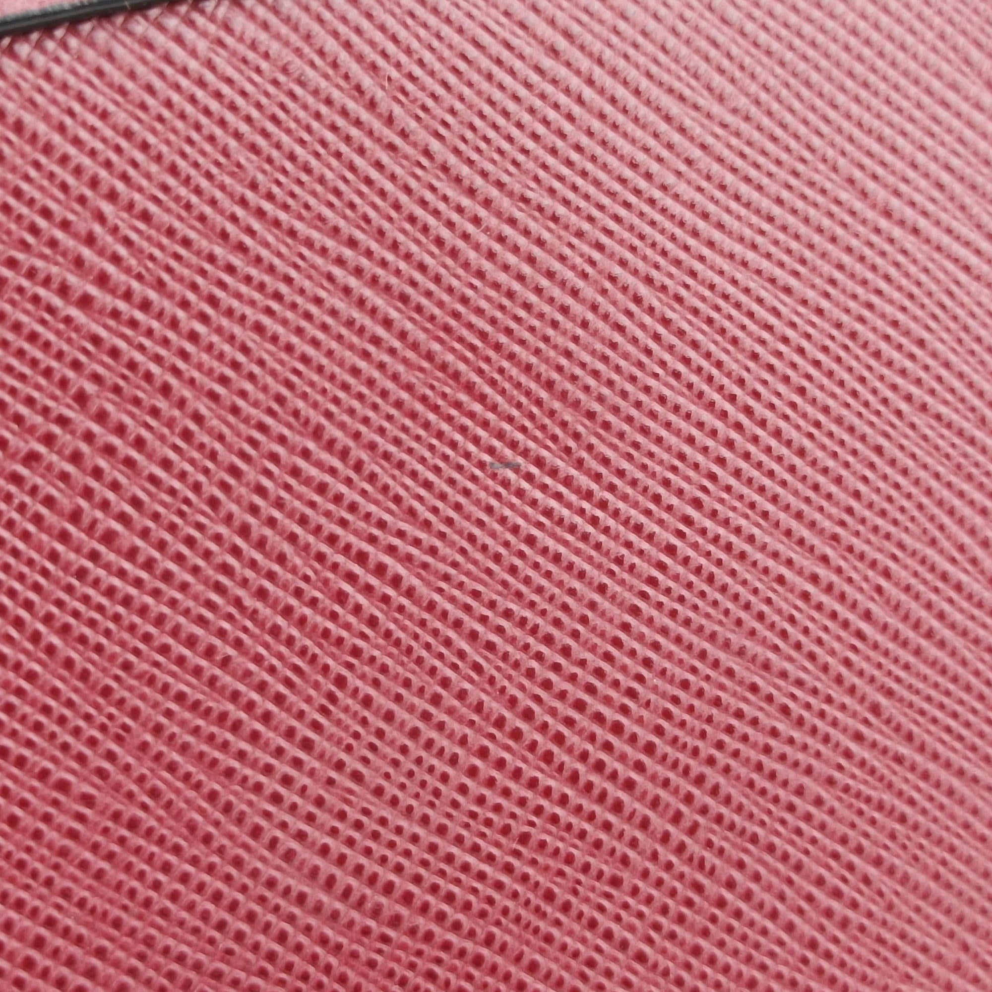 Pre-owned Prada Studded Bijoux Red Saffiano Textured Leather  shoulderbag | stylenewstar