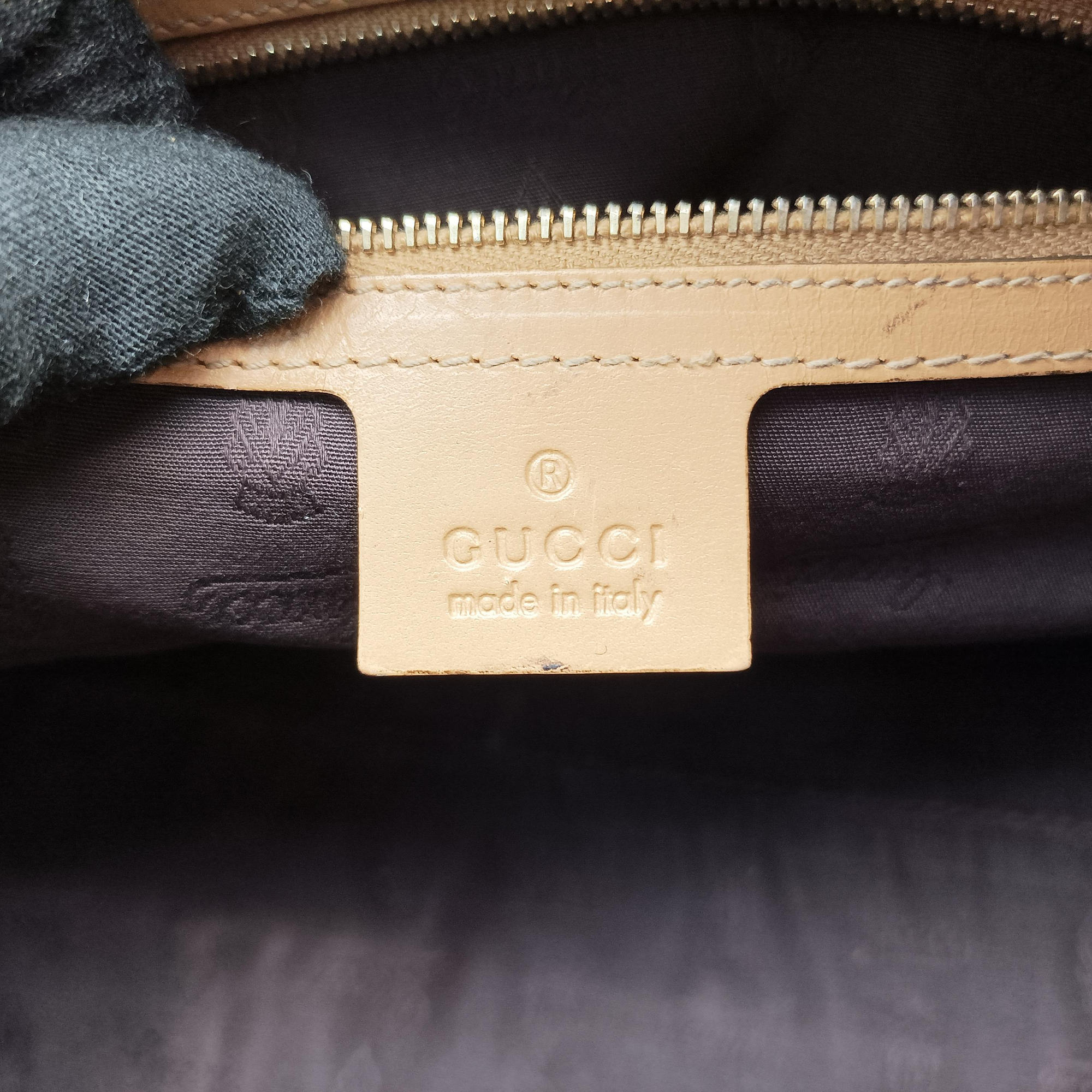 Pre-owned Gucci Horsebit web Beige×Multicolour Canvas×leather 232936 shoulderbag | stylenewstar