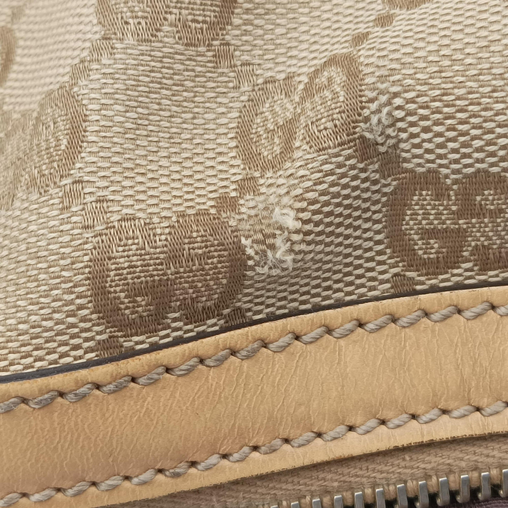 Pre-owned Gucci Horsebit web Beige×Multicolour Canvas×leather 232936 shoulderbag | stylenewstar