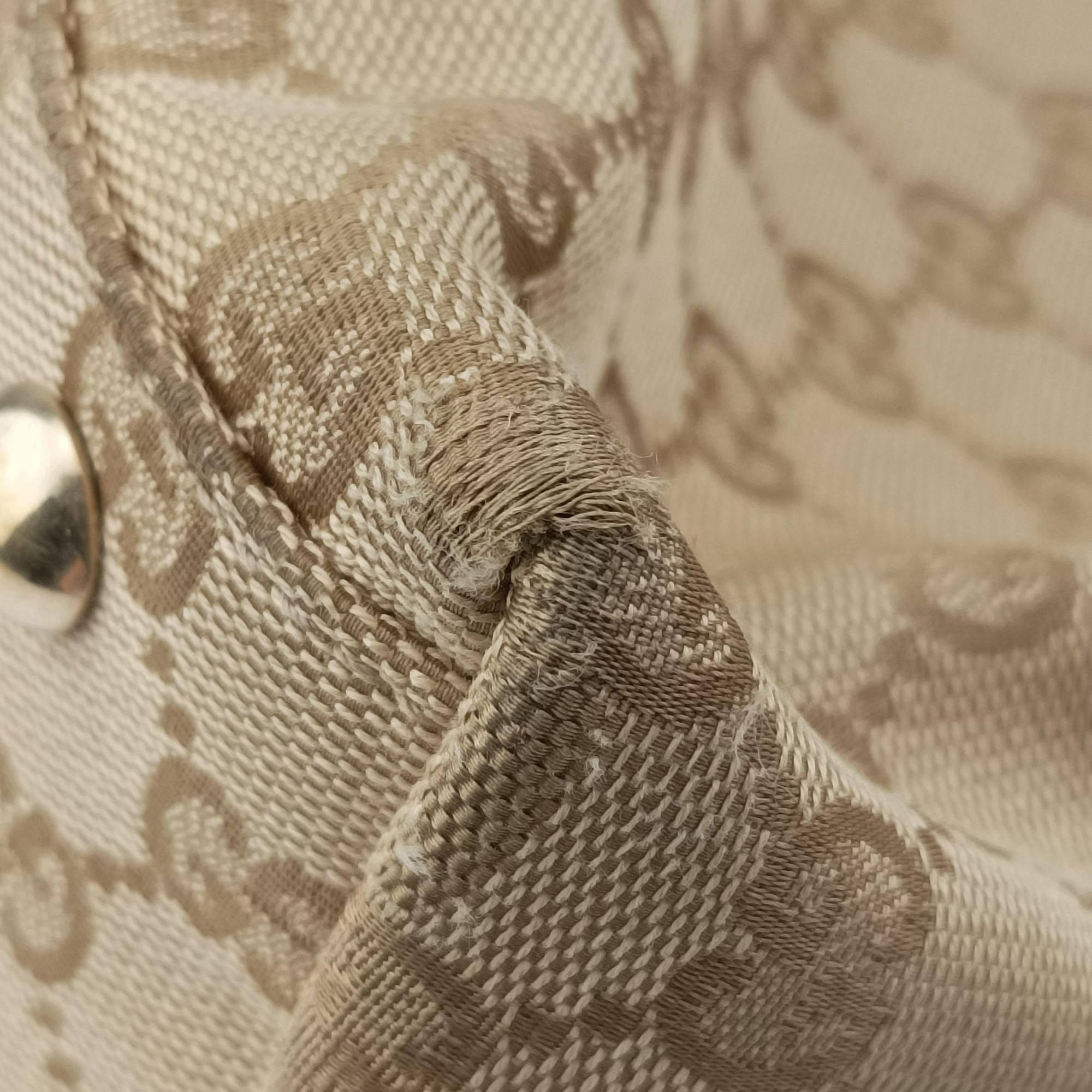 Pre-owned Gucci Horsebit web Beige×Multicolour Canvas×leather 232936 shoulderbag | stylenewstar
