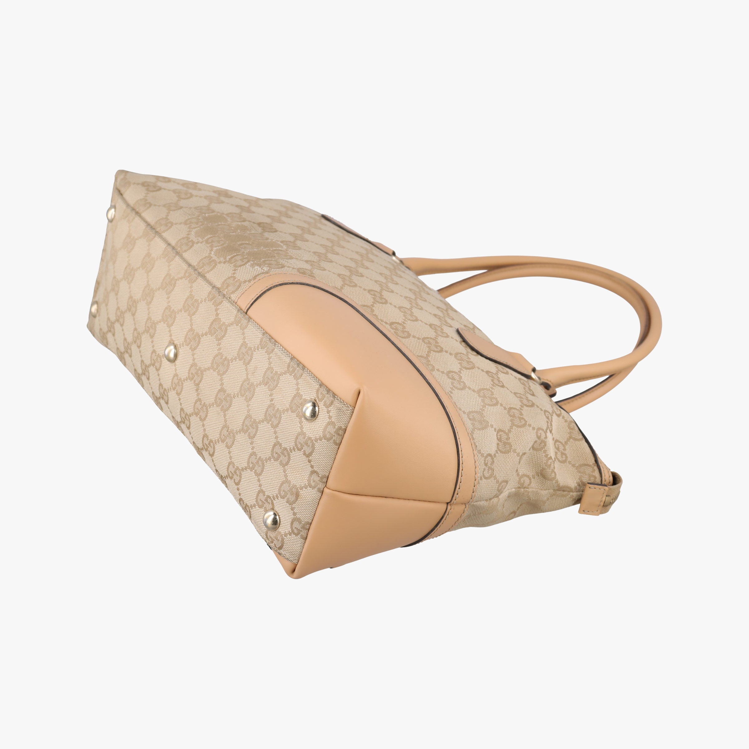 Pre-owned Gucci Horsebit web Beige×Multicolour Canvas×leather 232936 shoulderbag | stylenewstar